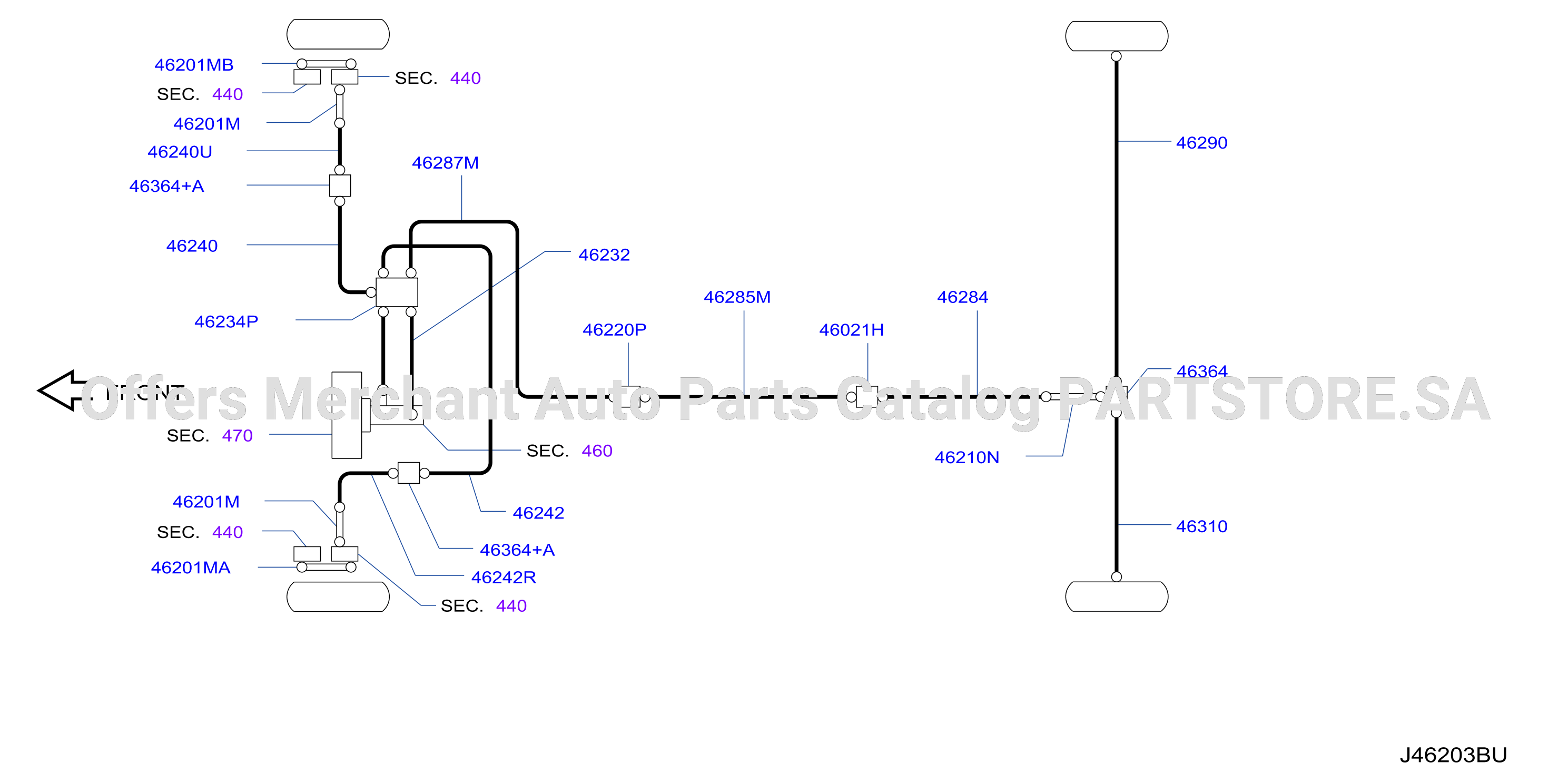 Brake Piping Control Piping Drwawing