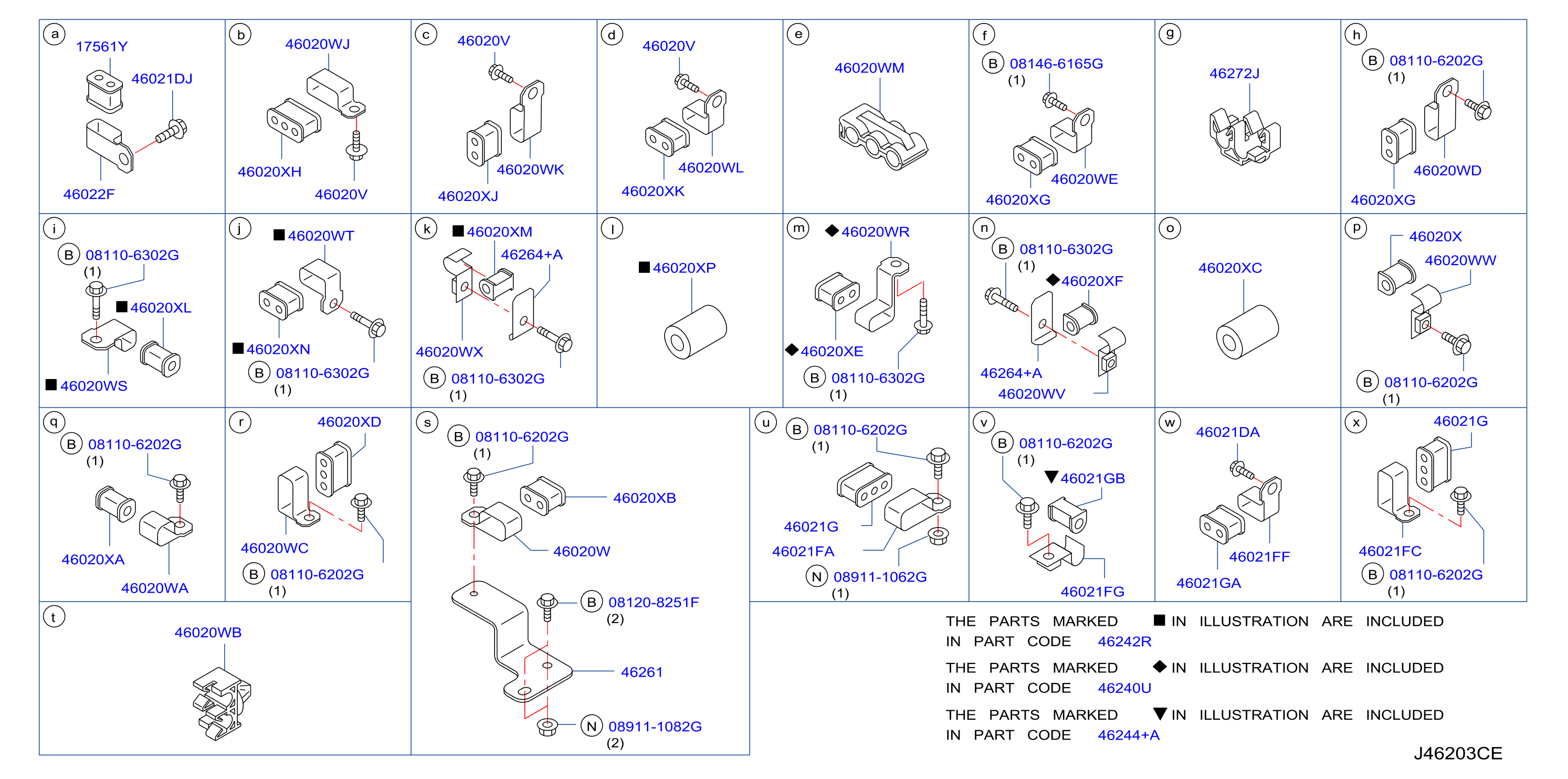 Brake Piping Control Clamp Insulator Skidc