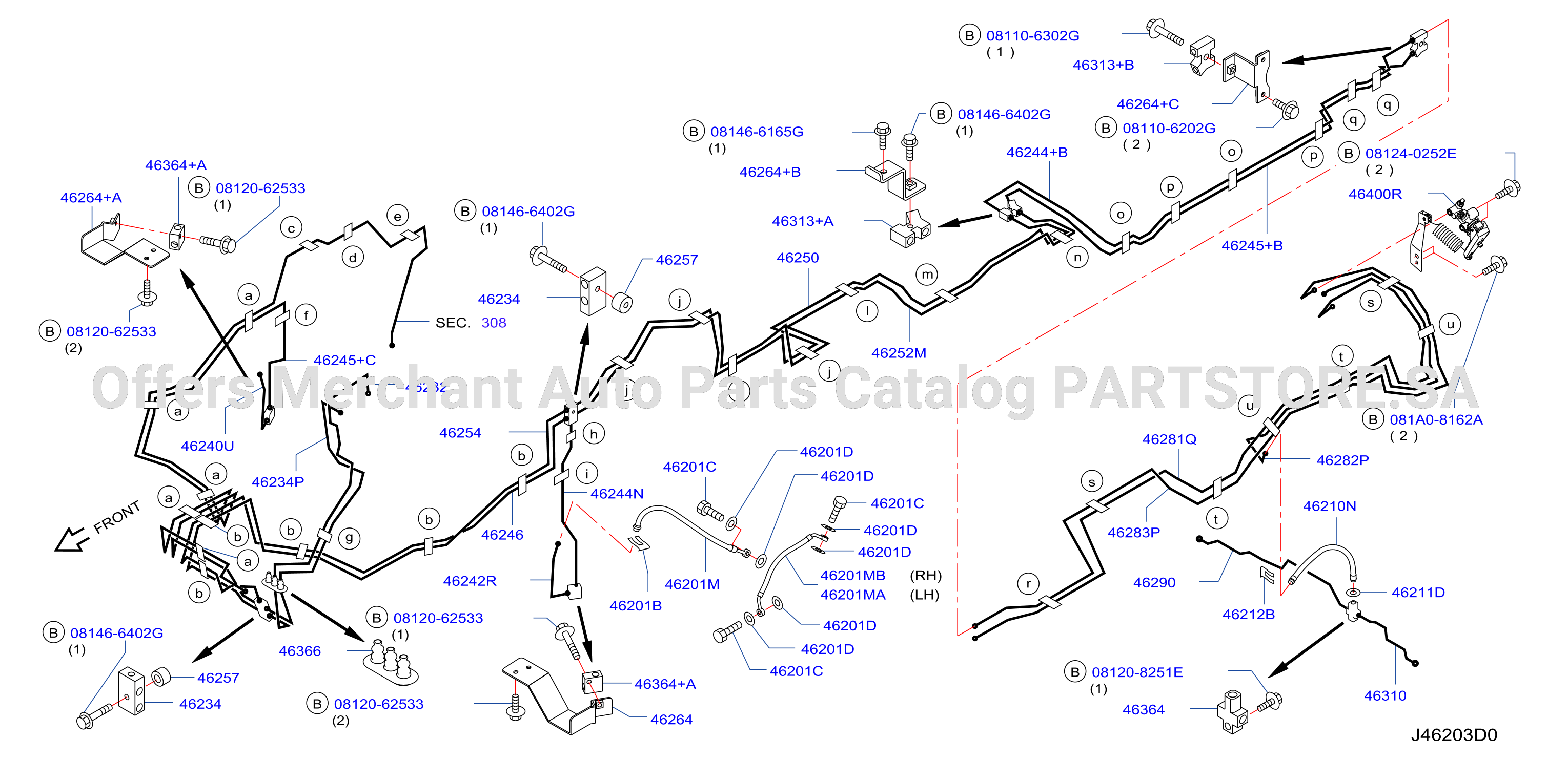 Brake Piping Control Piping