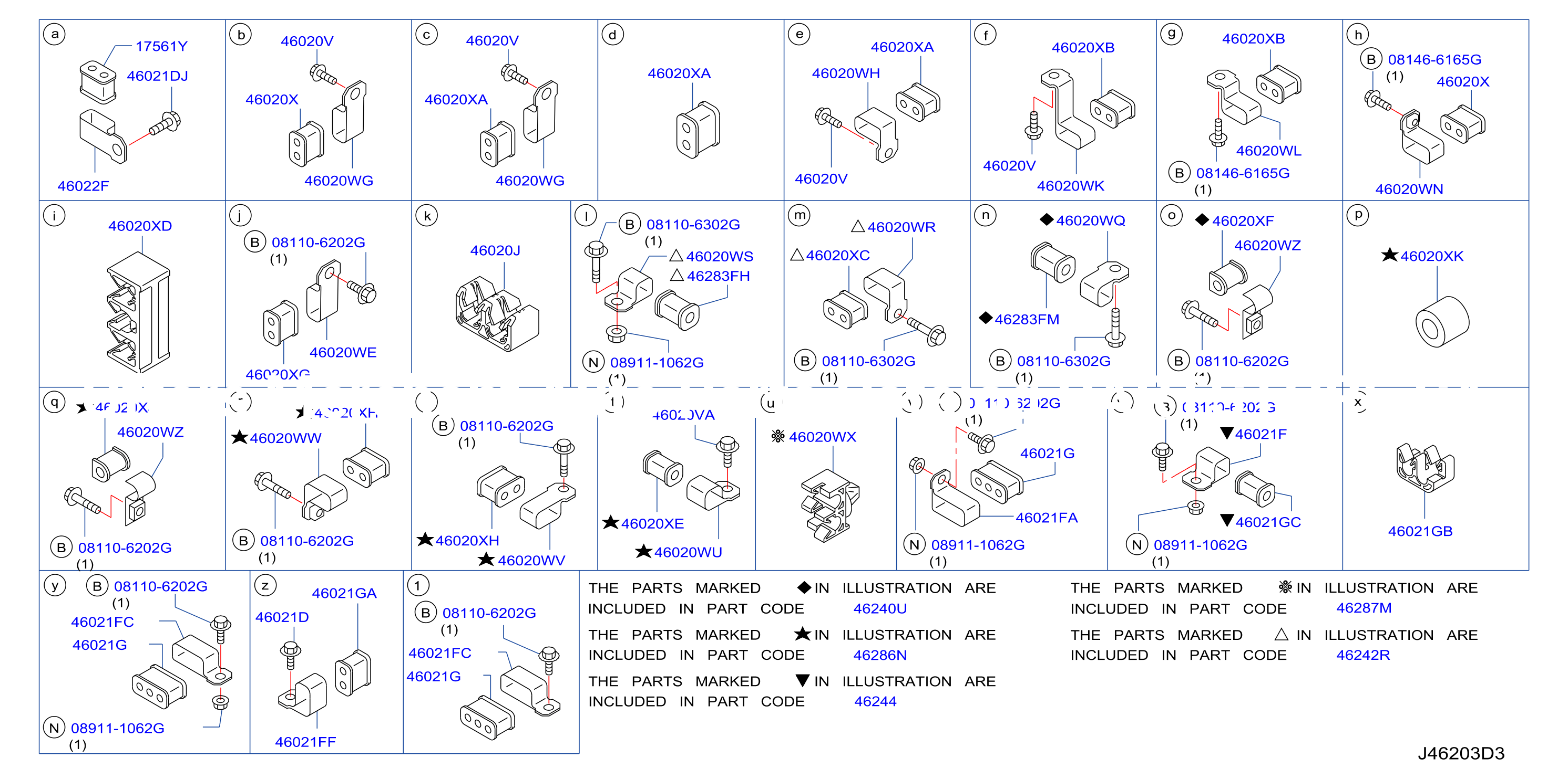 Brake Piping Control Clamp Insulator Skidc