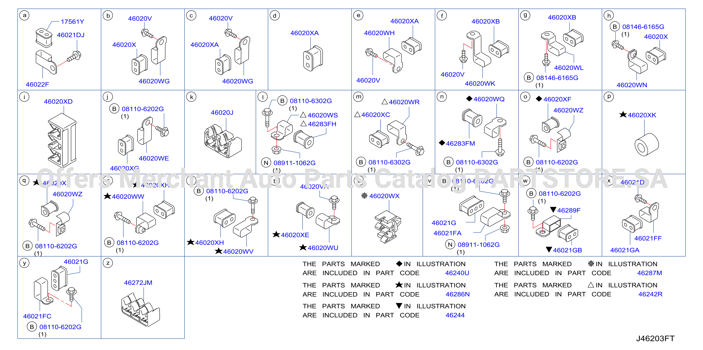 Brake Piping Control Clamp Insulator Skidf
