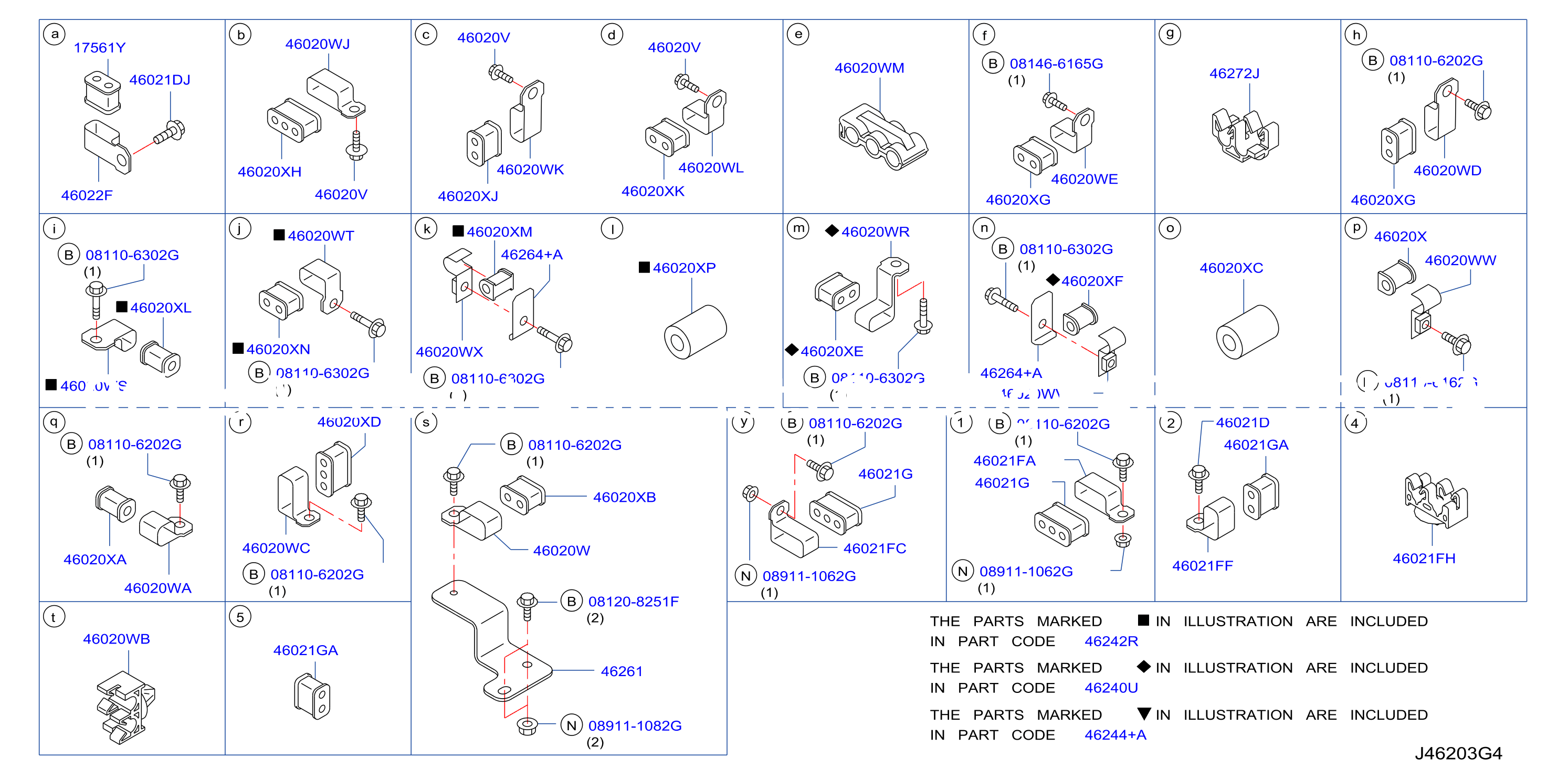Brake Piping Control Clamp Insulator Skidf