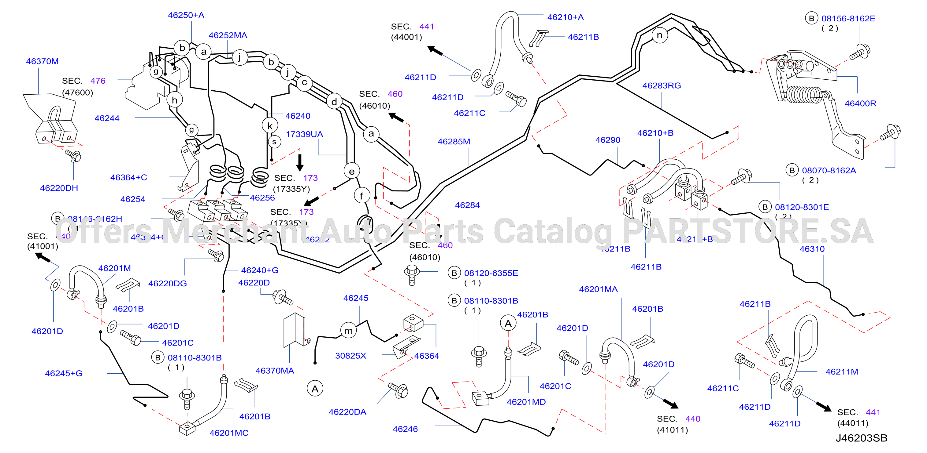 Brake Piping Control F / Abs Piping