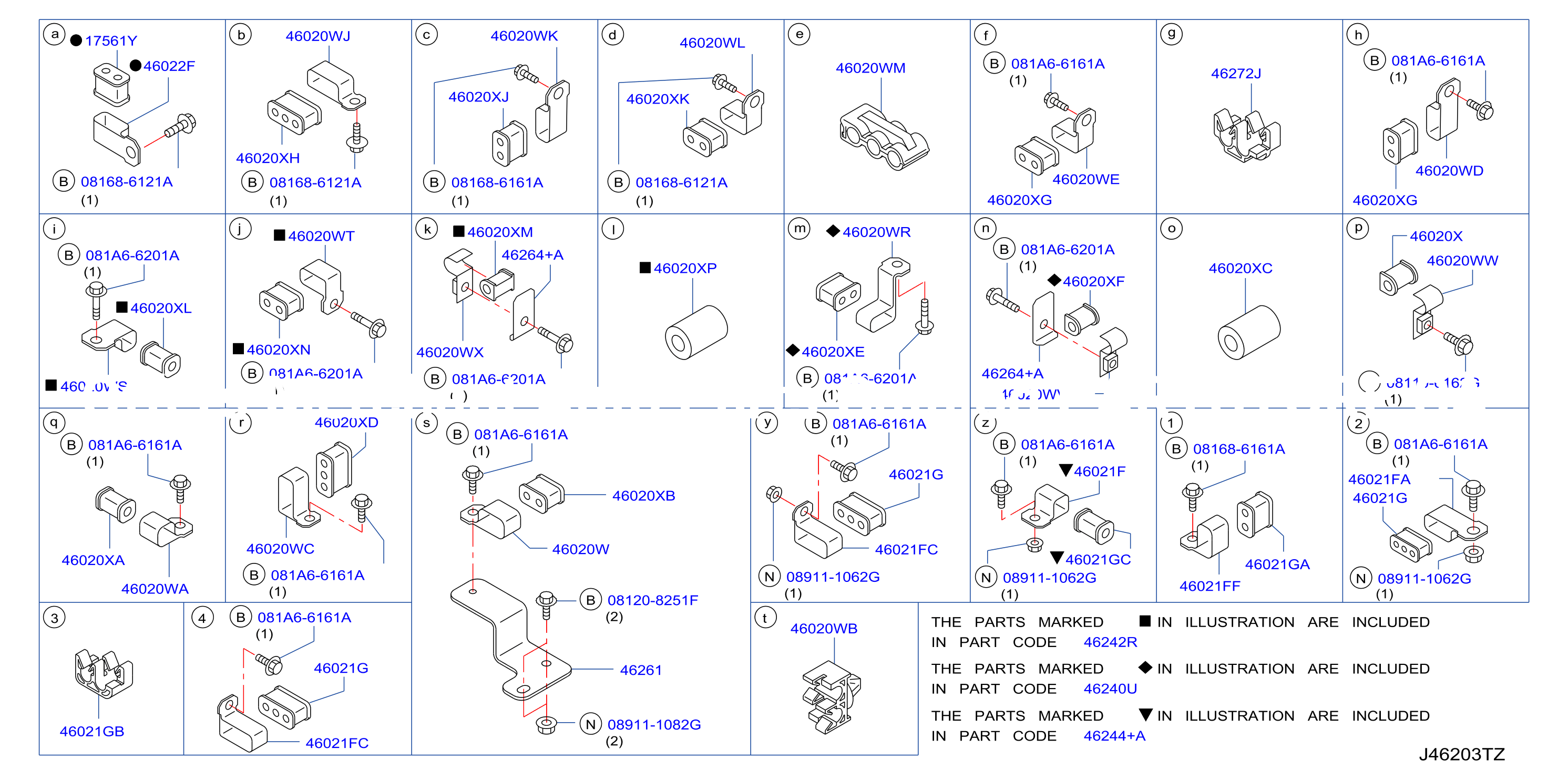 Brake Piping Control Clamp Insulator Skidc