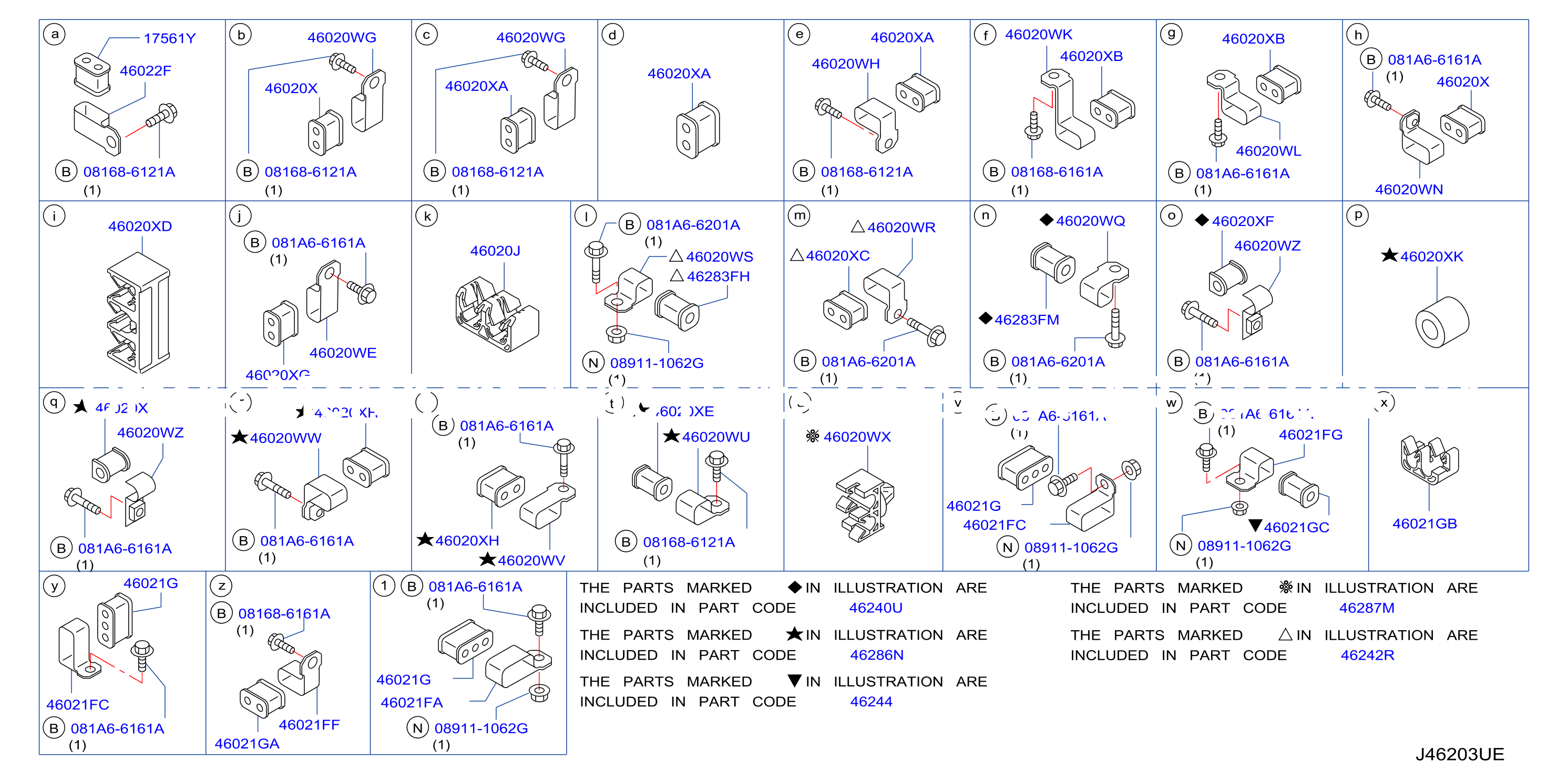 Brake Piping Control Clamp Insulator Skidc