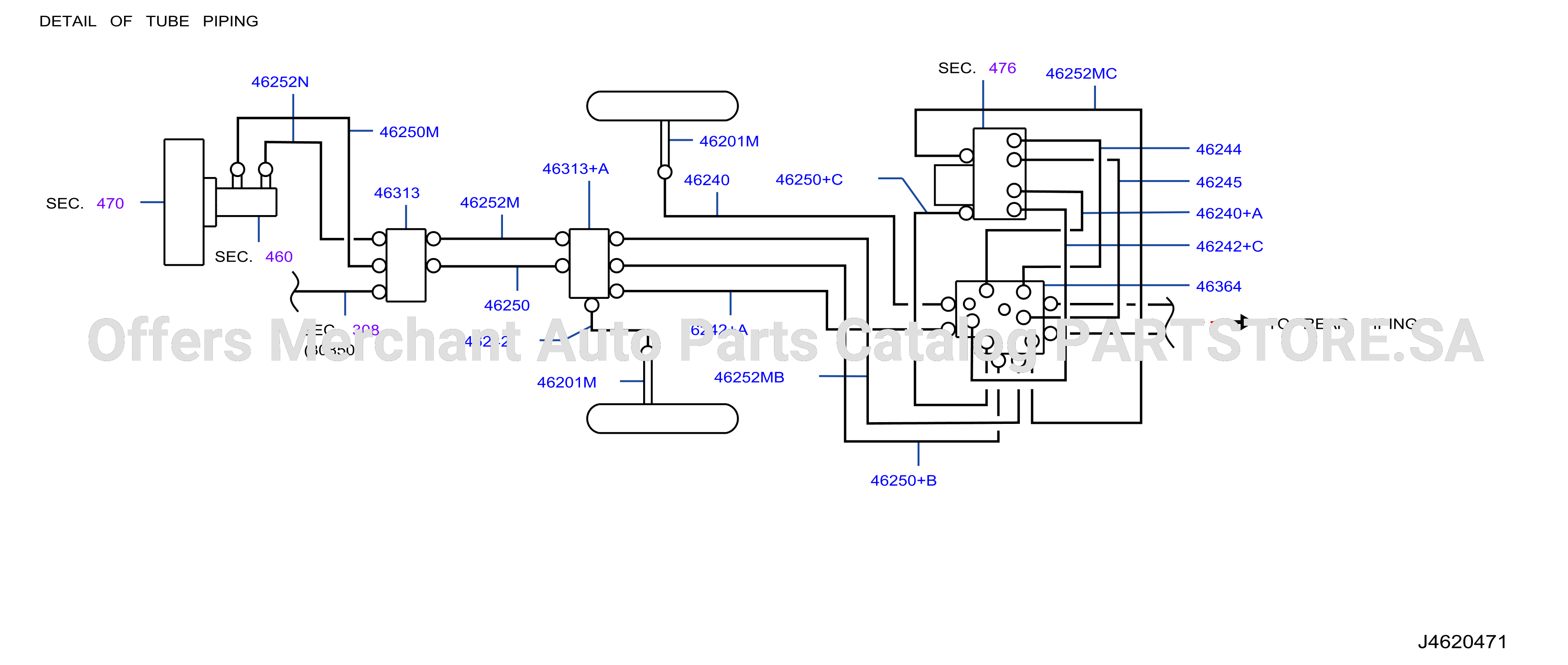 Brake Piping Control Detail Of Tube Front Piping