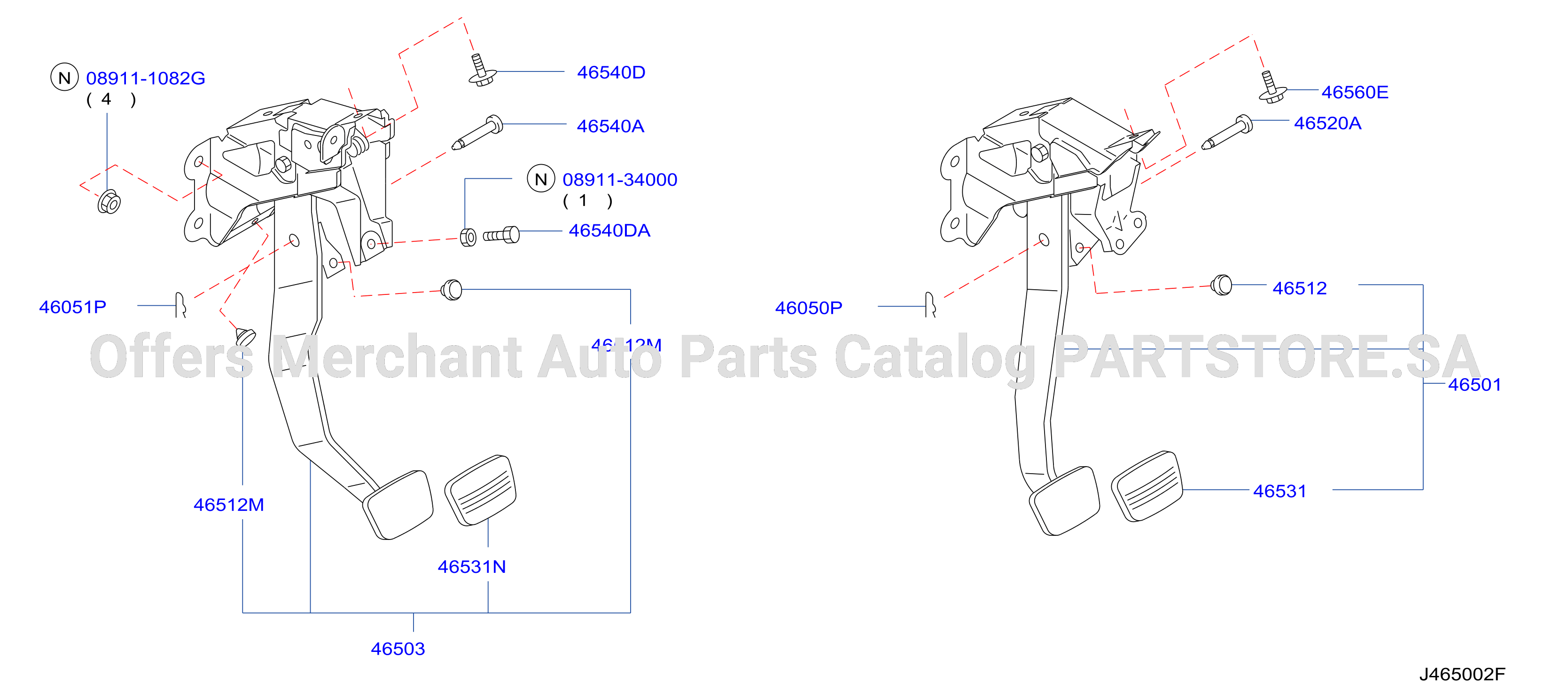 Brake Clutch Pedal