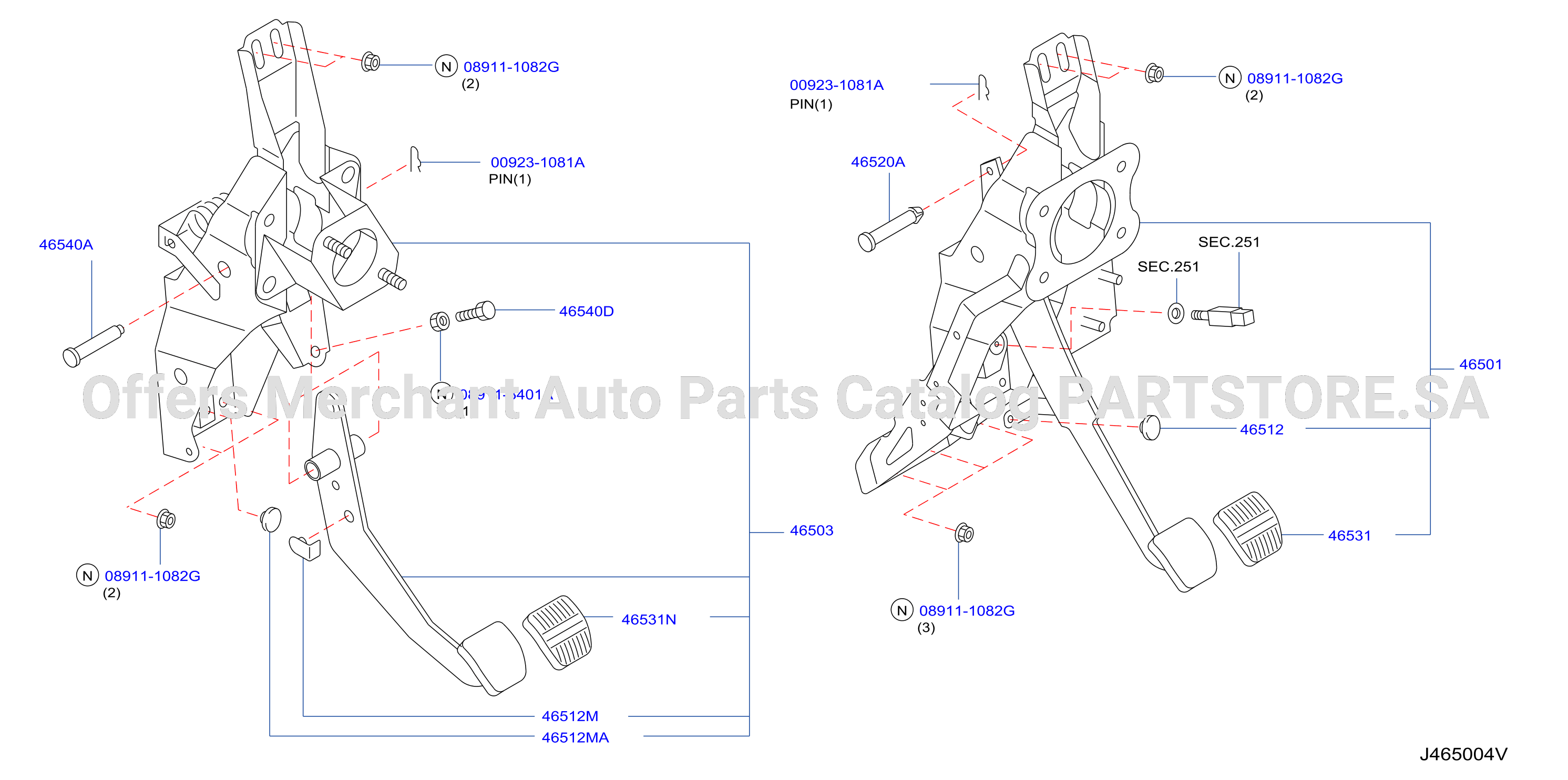 Brake Clutch Pedal Mt