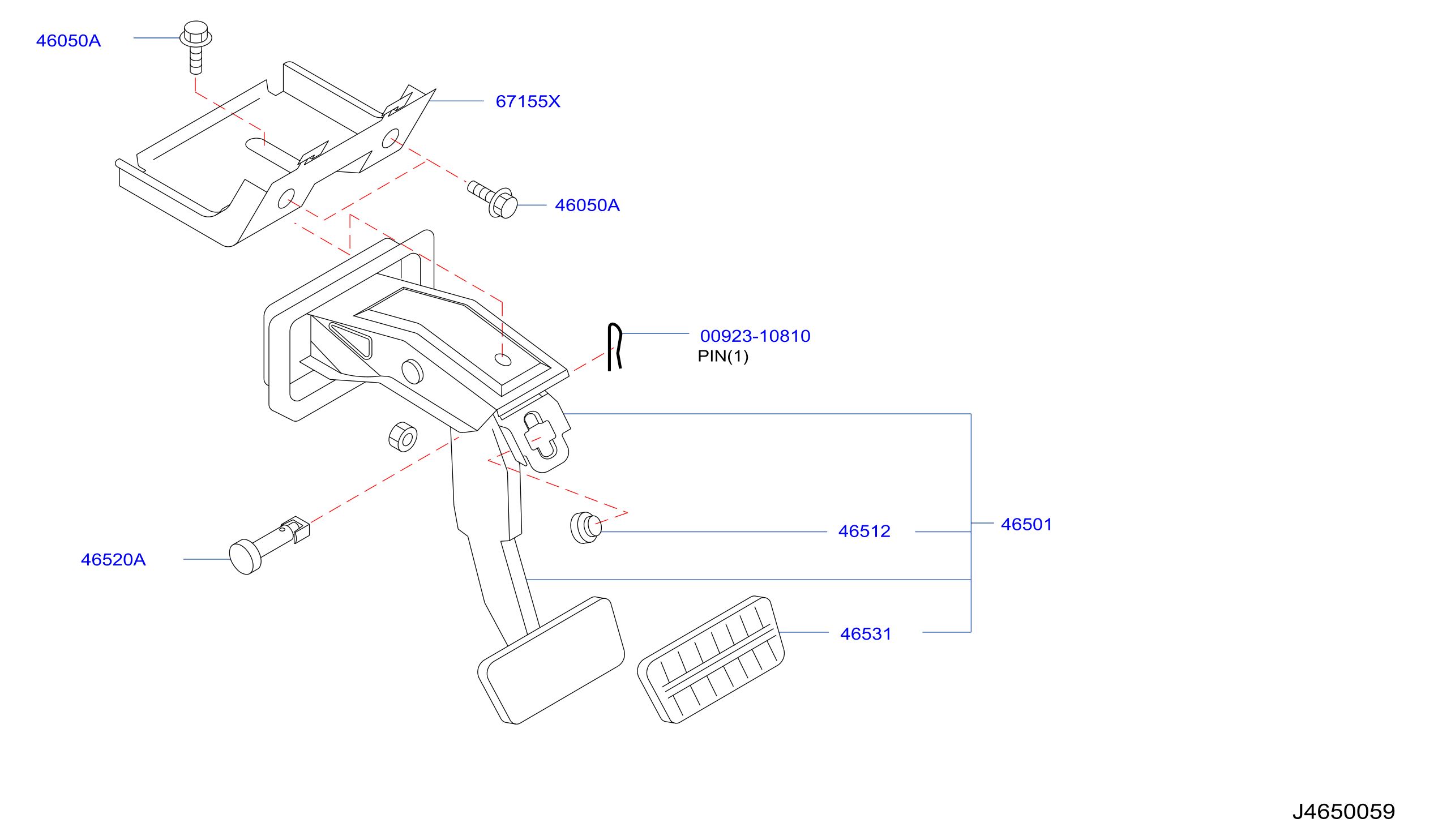 Brake Clutch Pedal At
