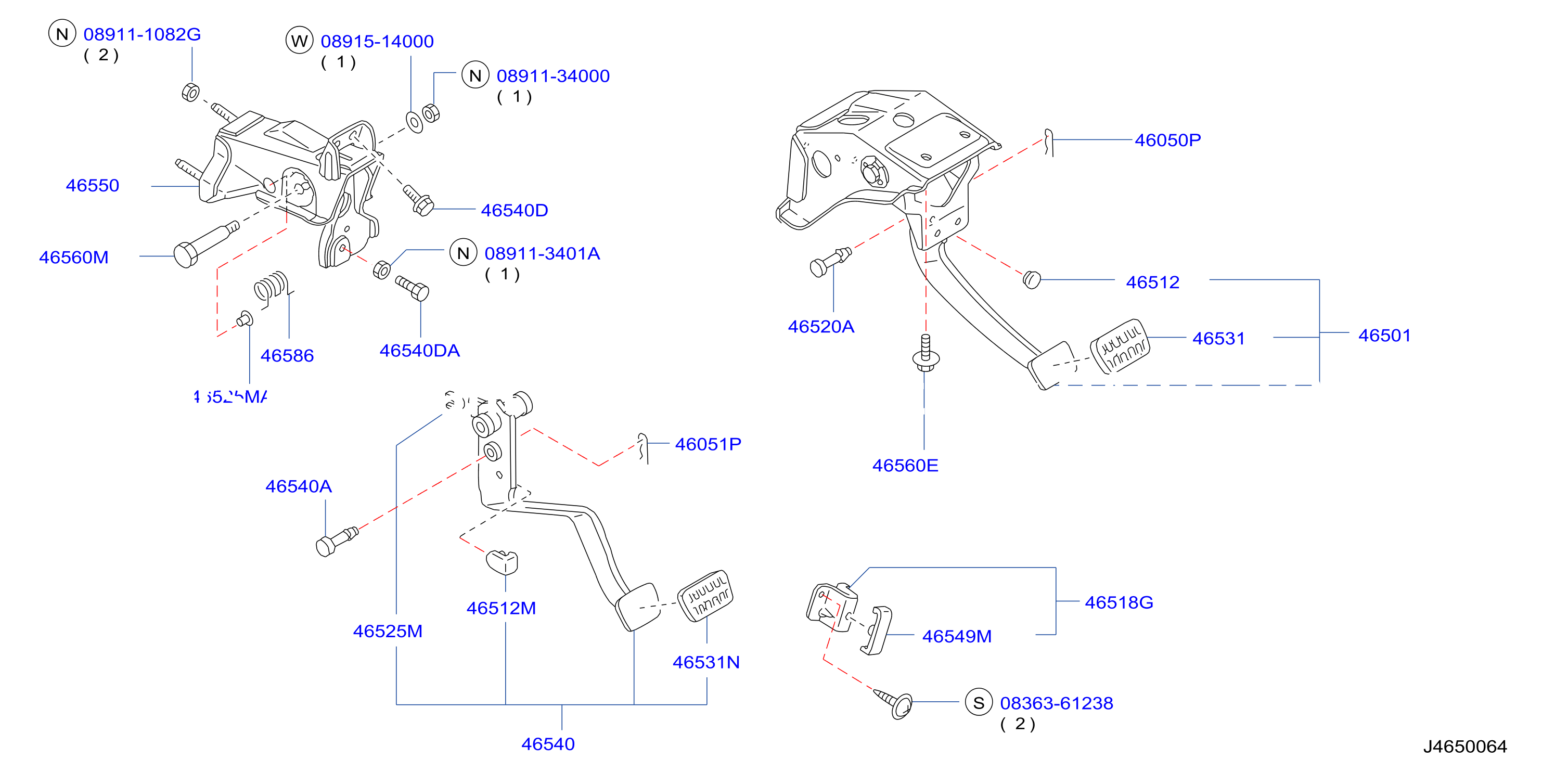 Brake Clutch Pedal