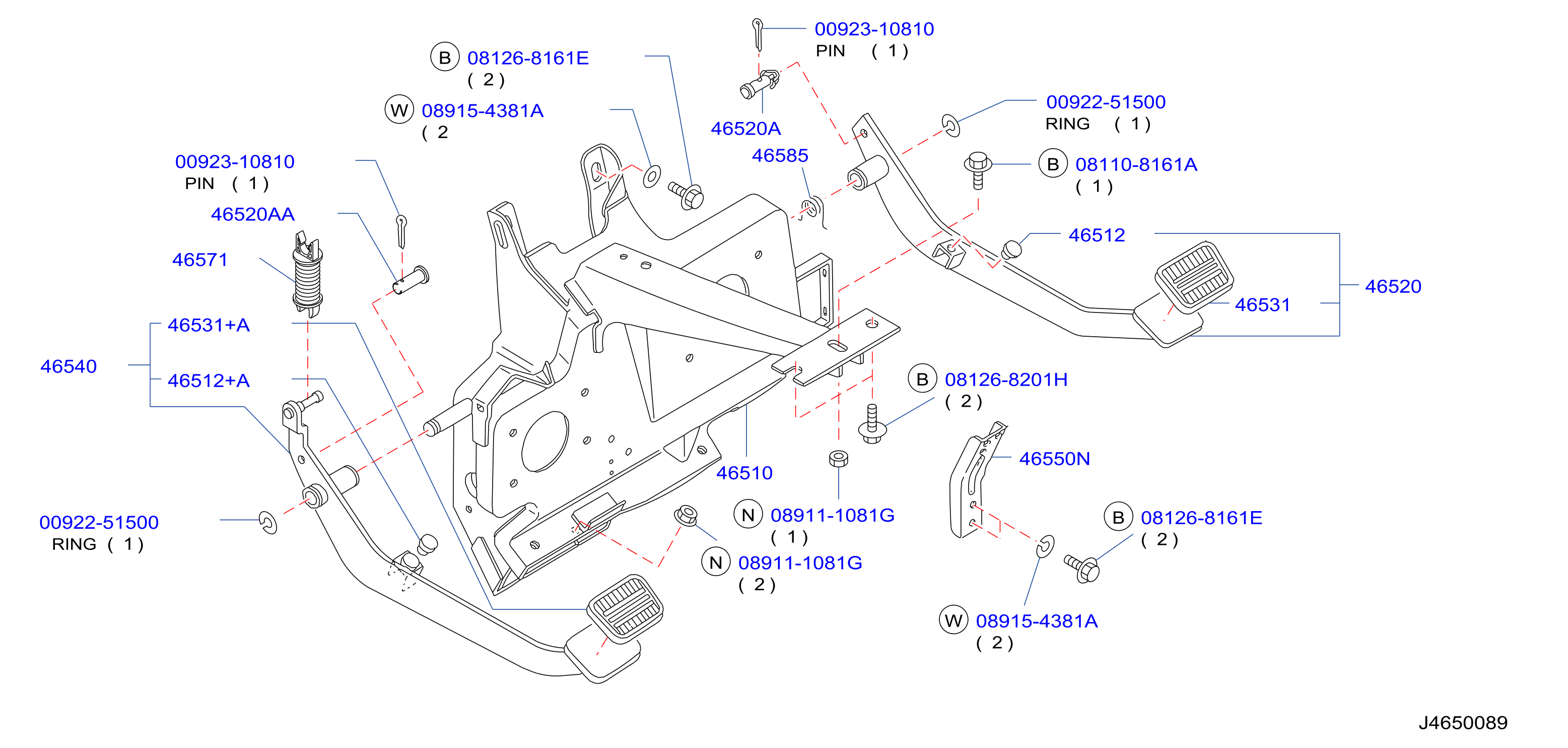 Brake Clutch Pedal