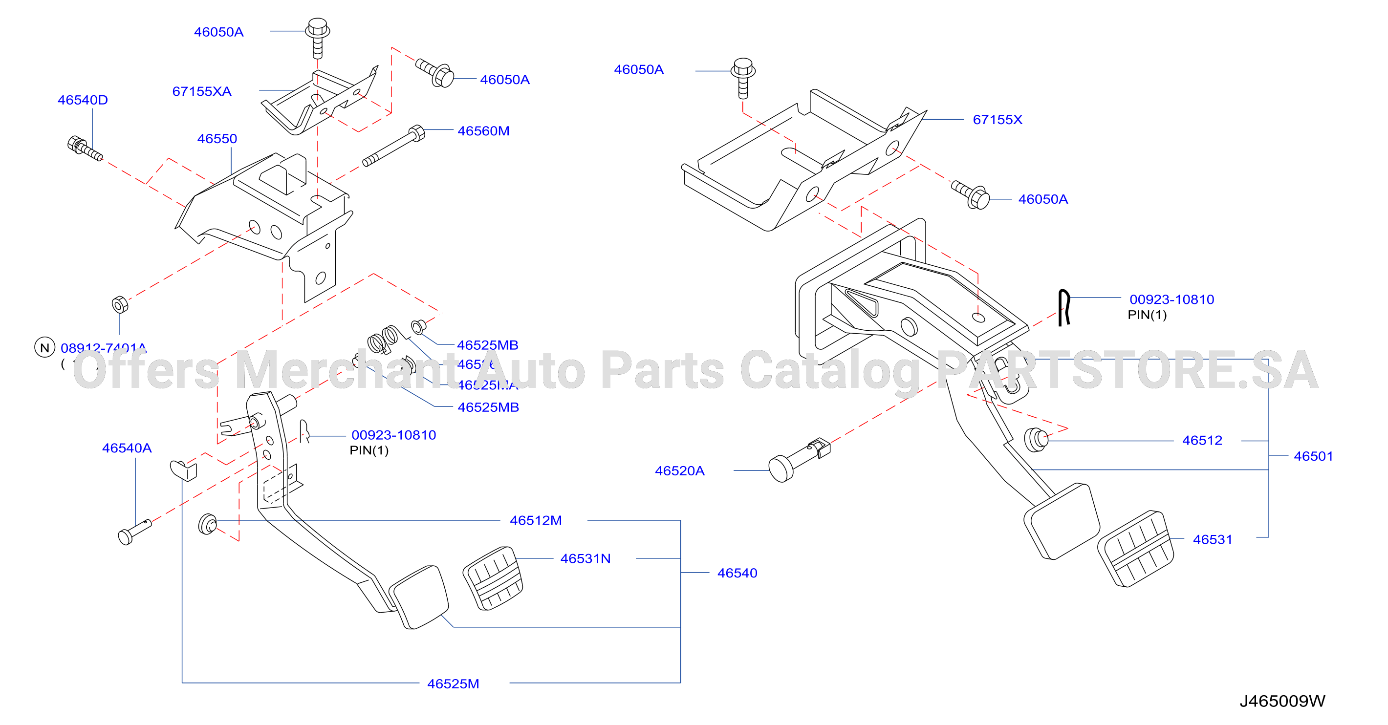 Brake Clutch Pedal Mt