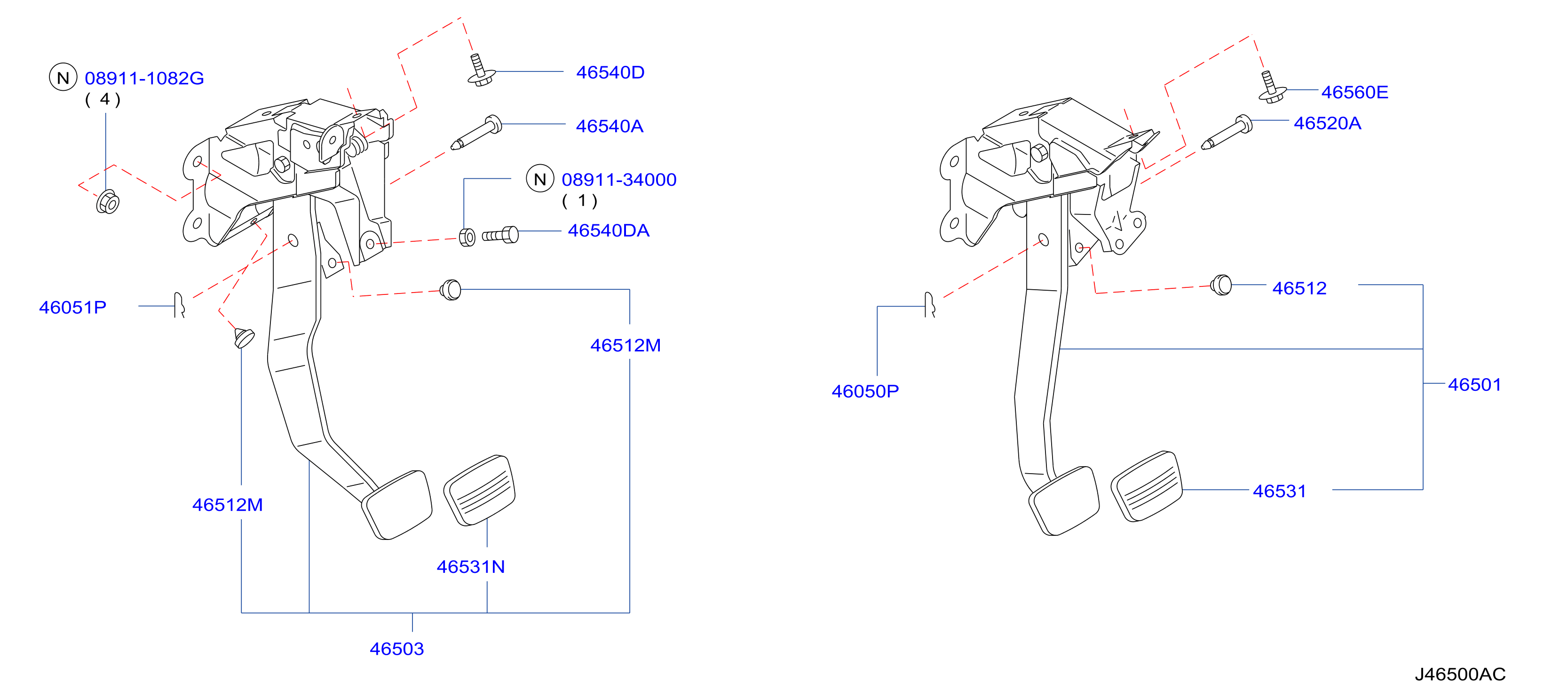 Brake Clutch Pedal