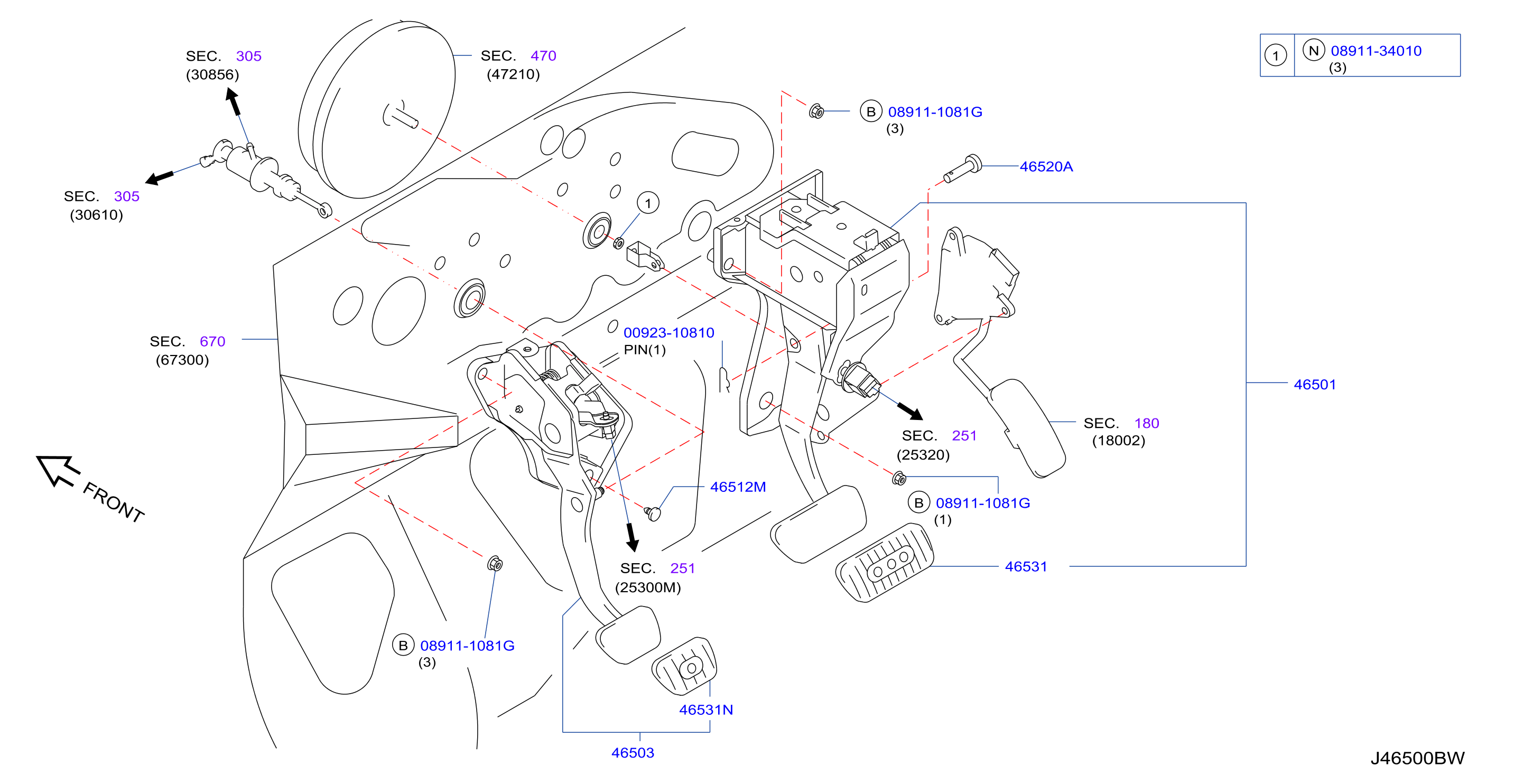 Brake Clutch Pedal