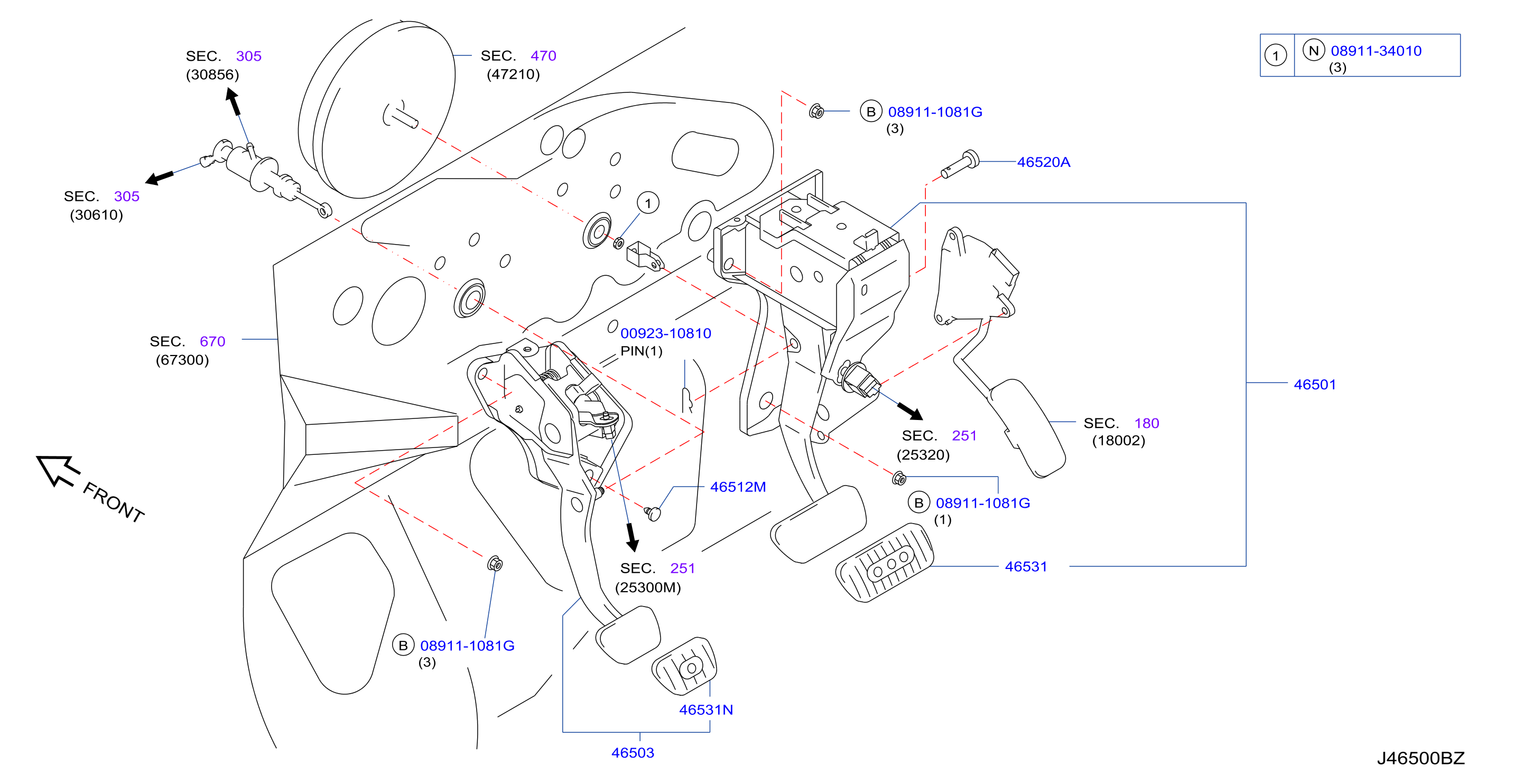 Brake Clutch Pedal