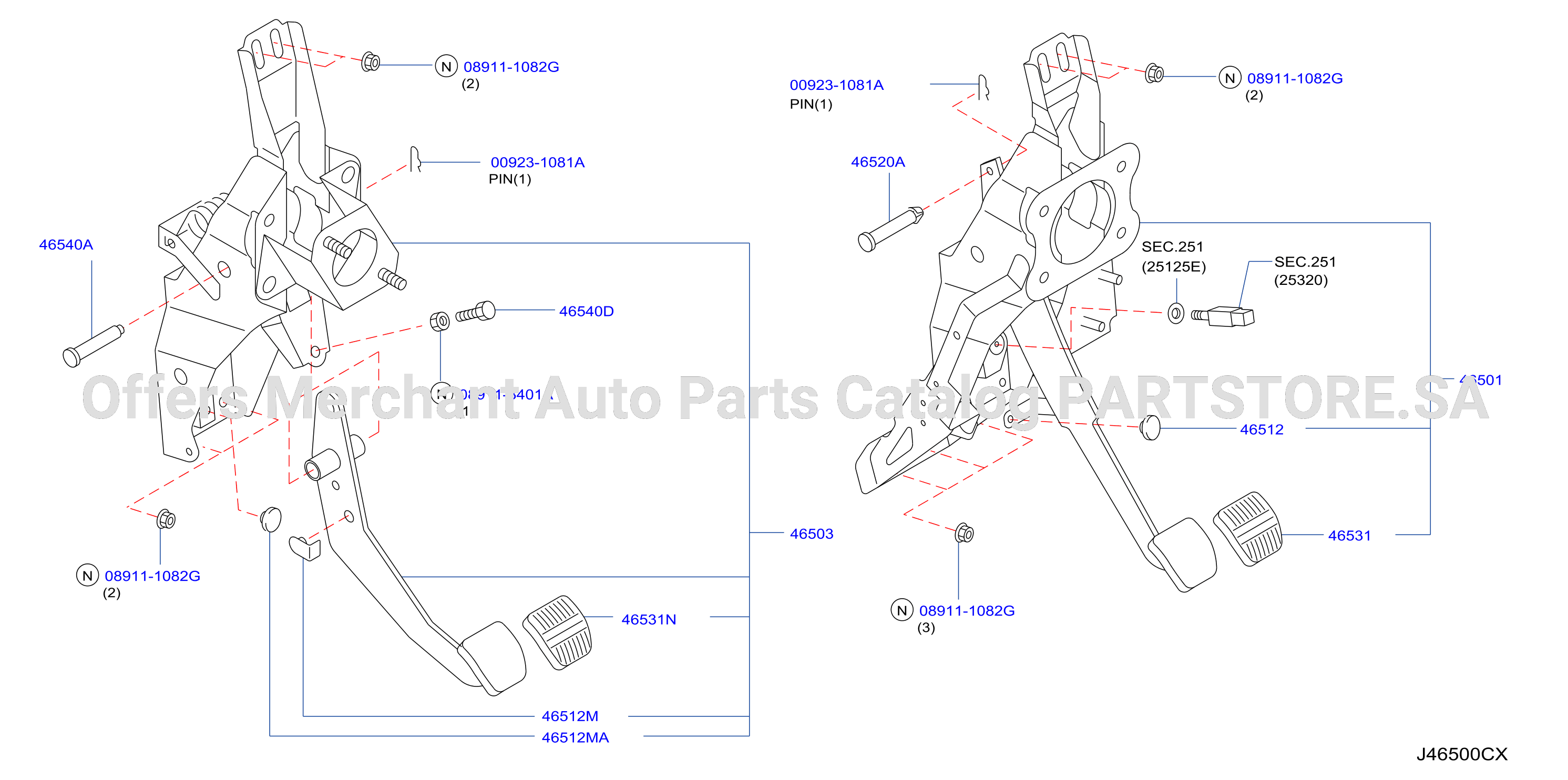 Brake Clutch Pedal Mt