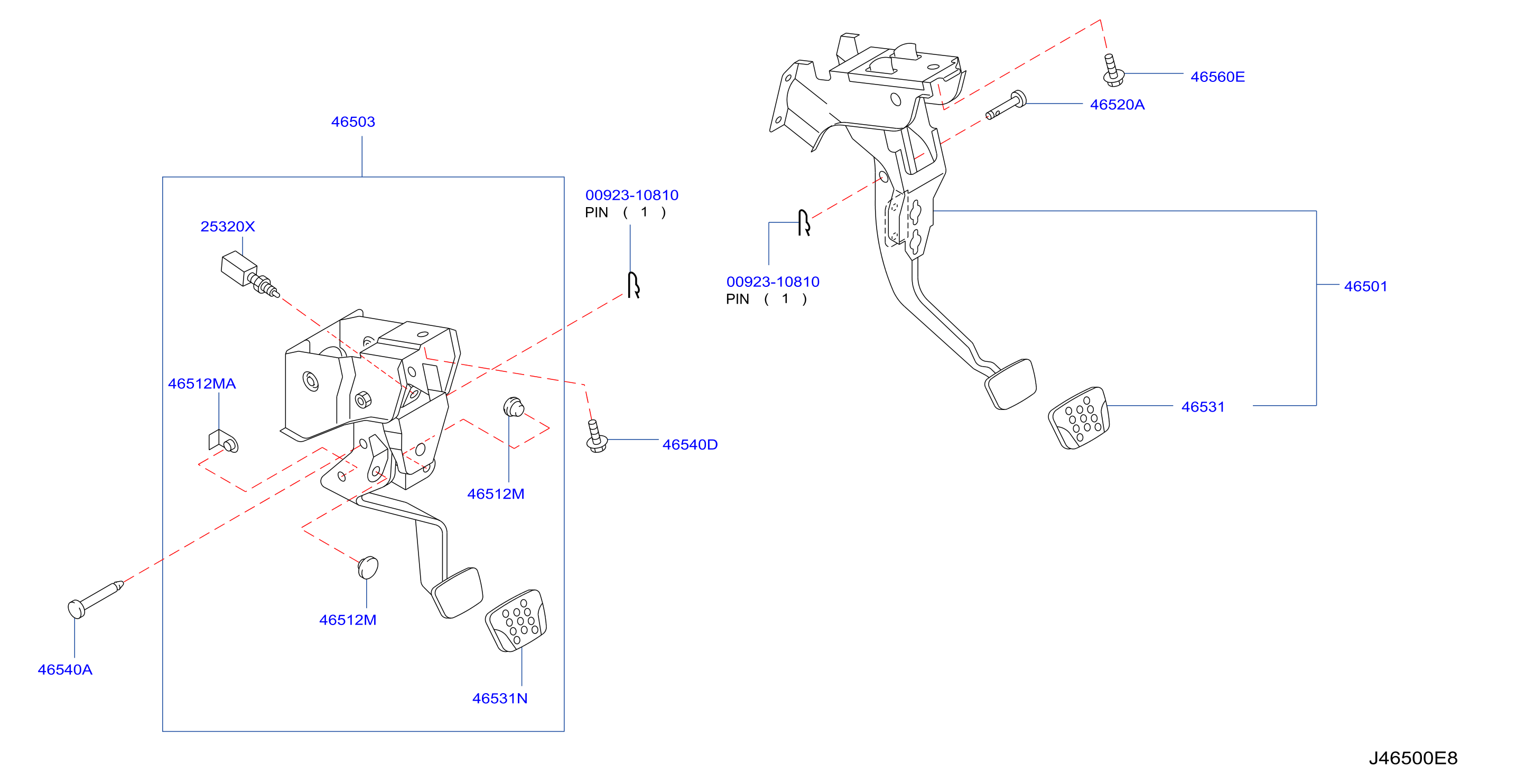 Brake Clutch Pedal
