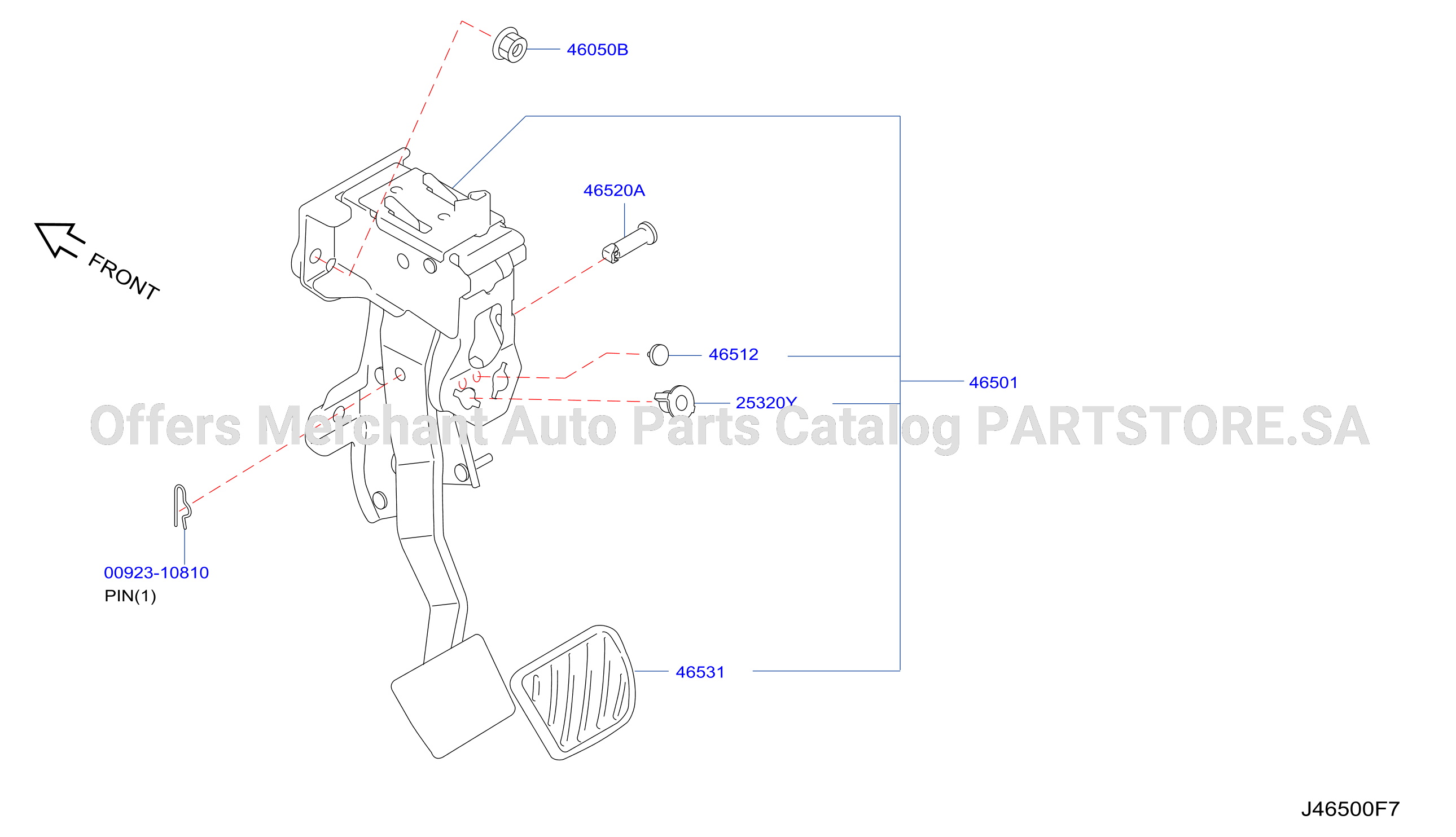 Brake Clutch Pedal