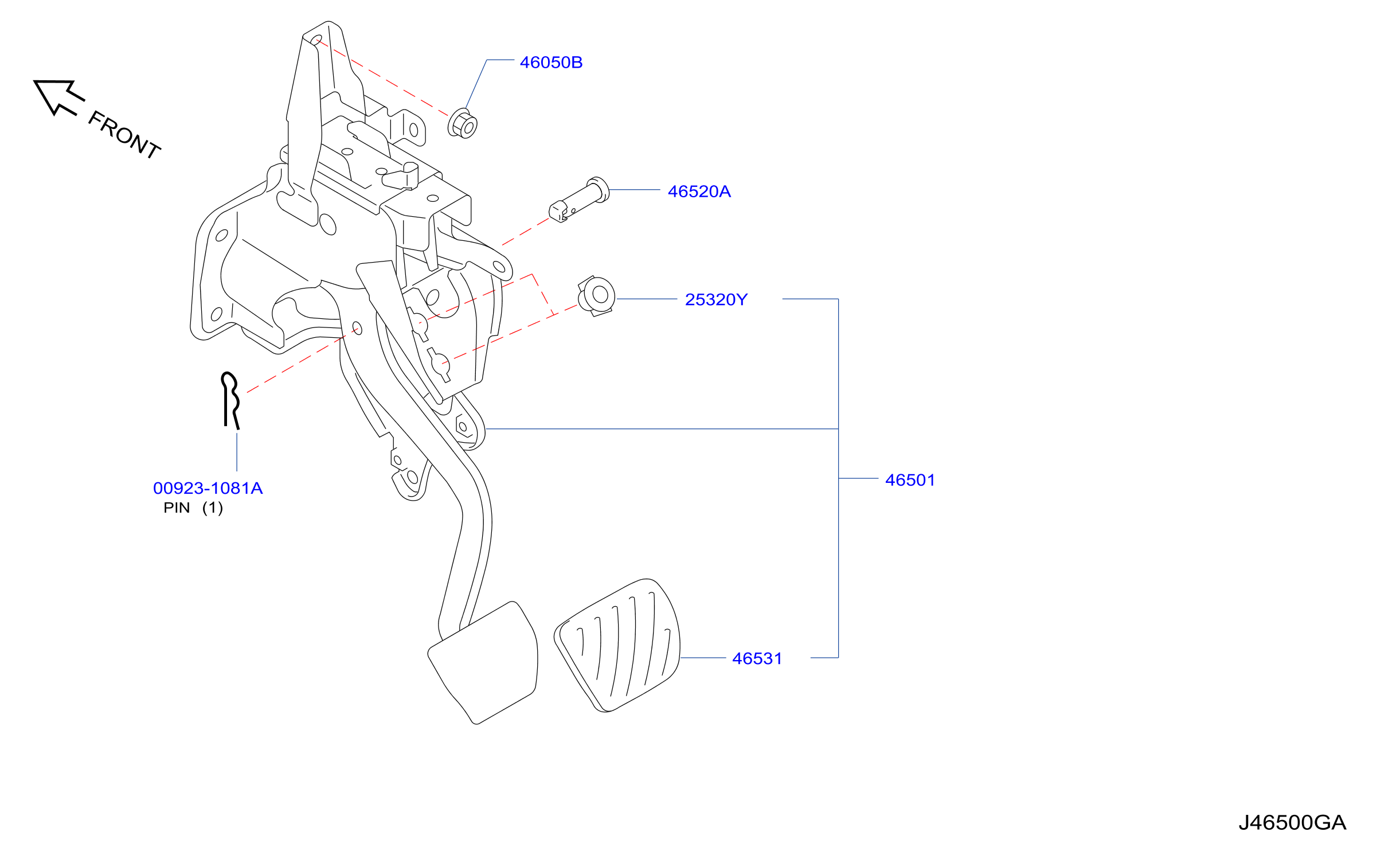 Brake Clutch Pedal