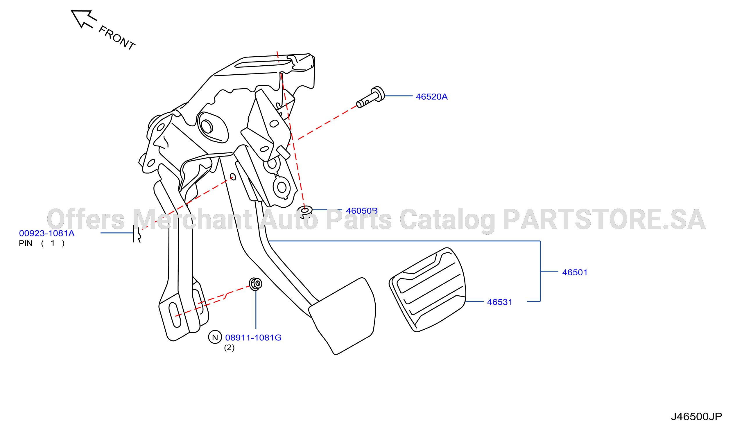 Brake Clutch Pedal
