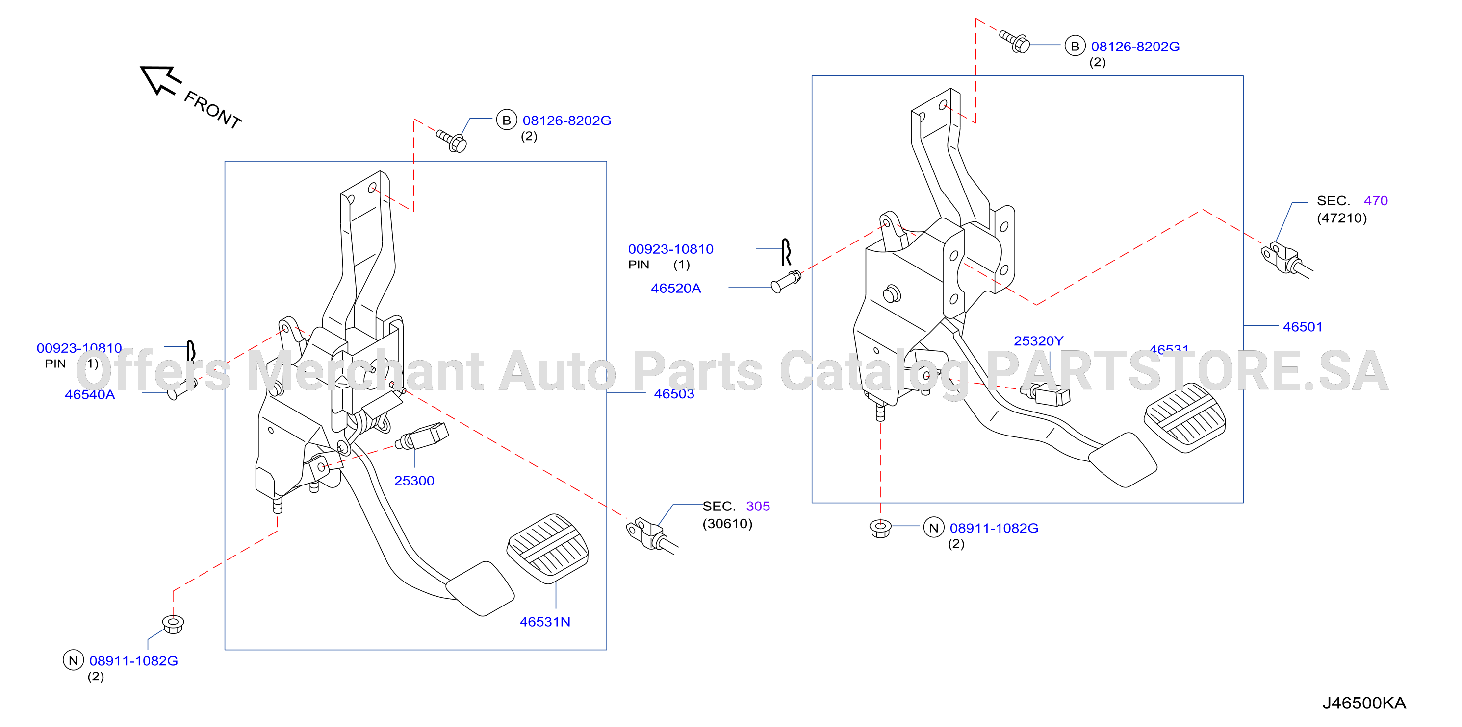 Brake Clutch Pedal