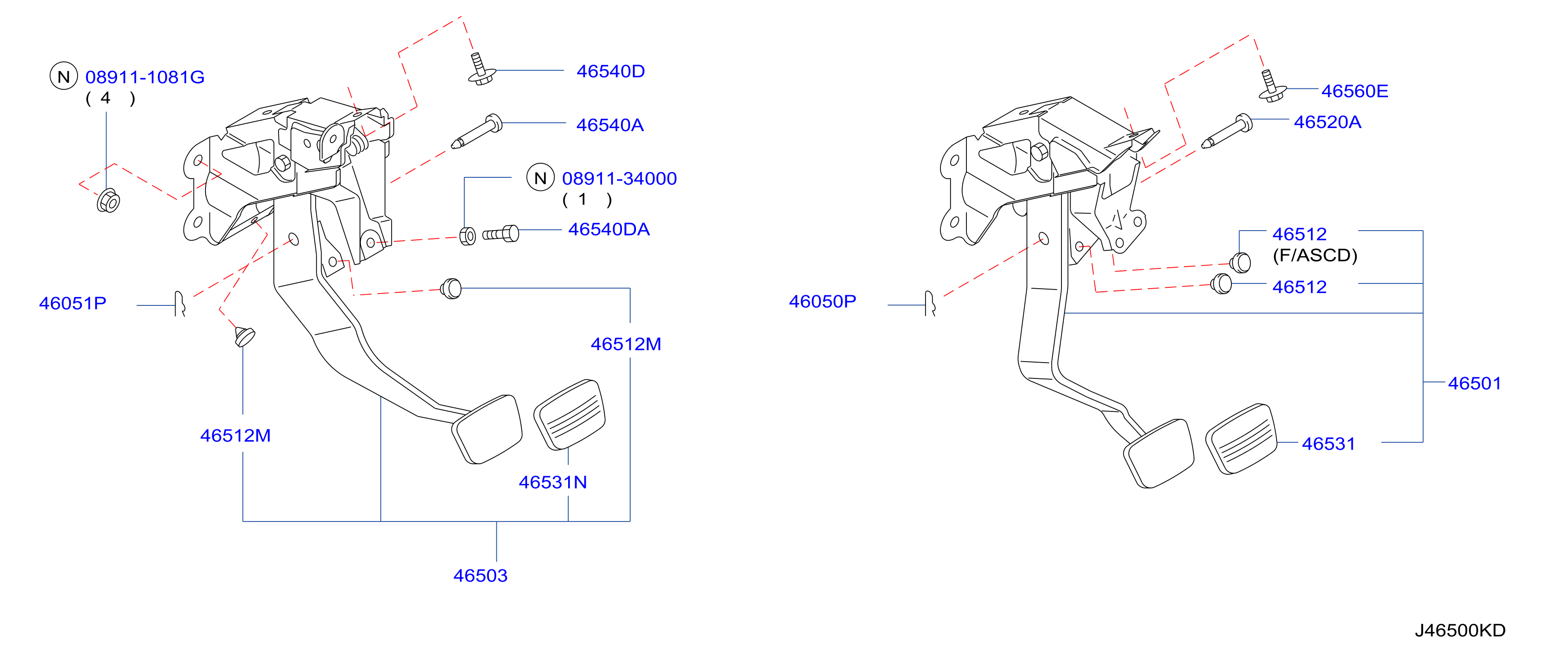 Brake Clutch Pedal