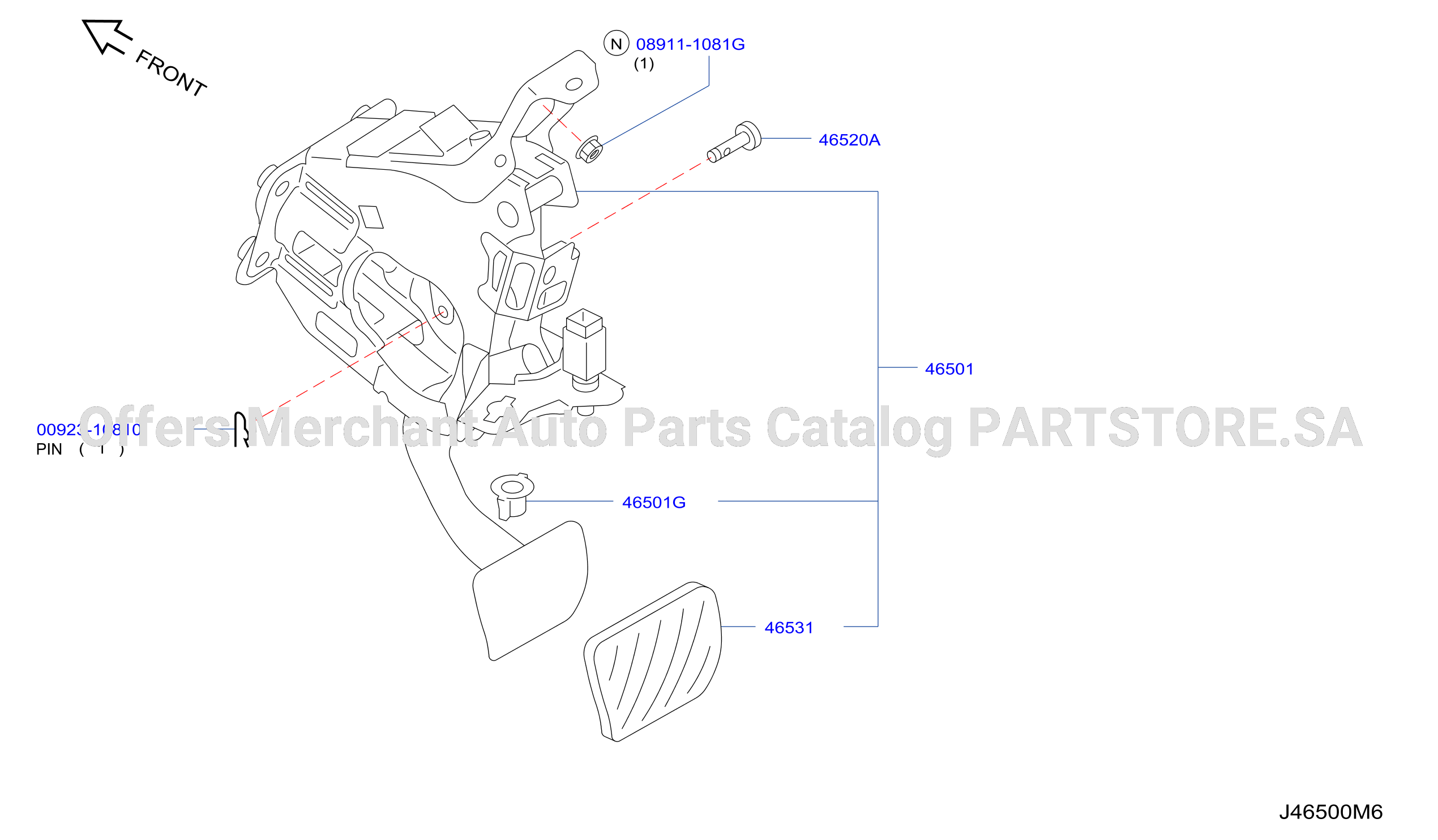 Brake Clutch Pedal