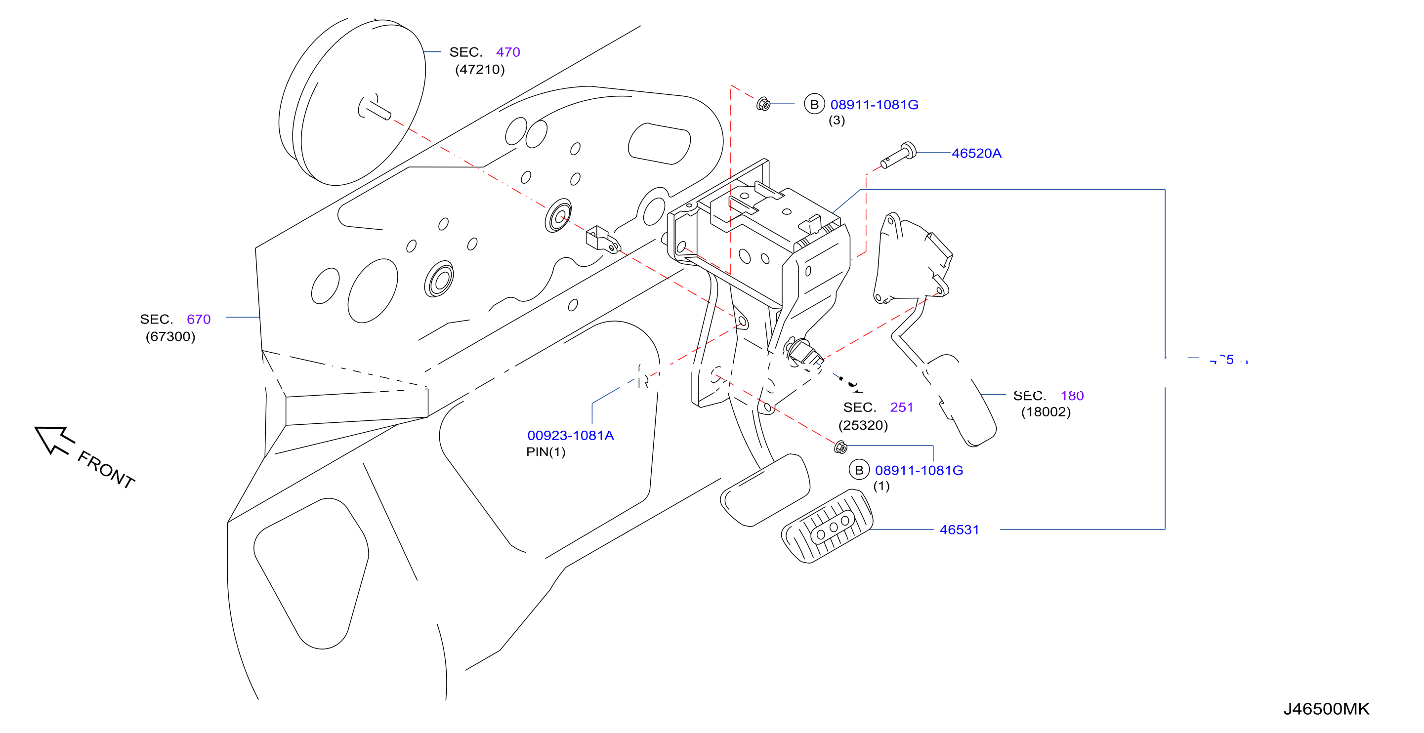 Brake Clutch Pedal