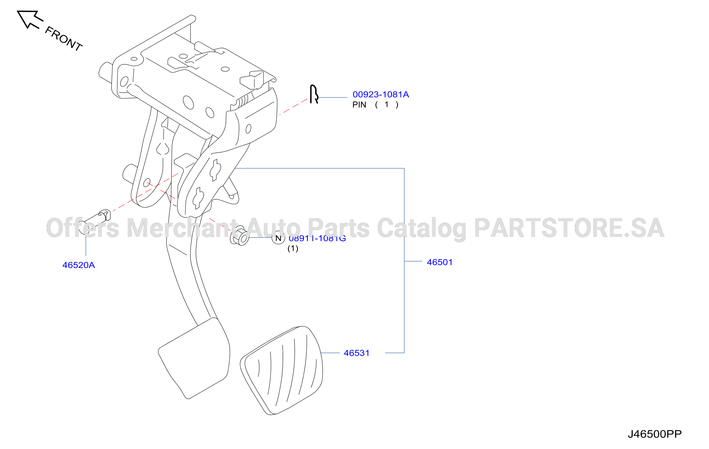 Brake Clutch Pedal
