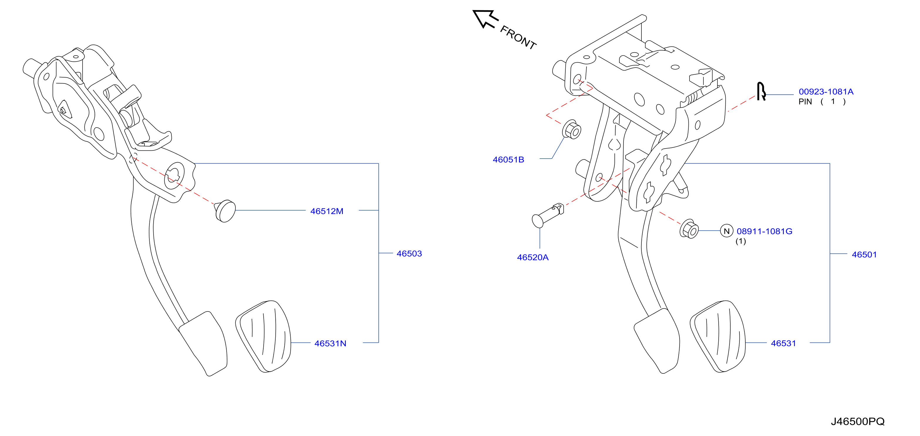 Brake Clutch Pedal