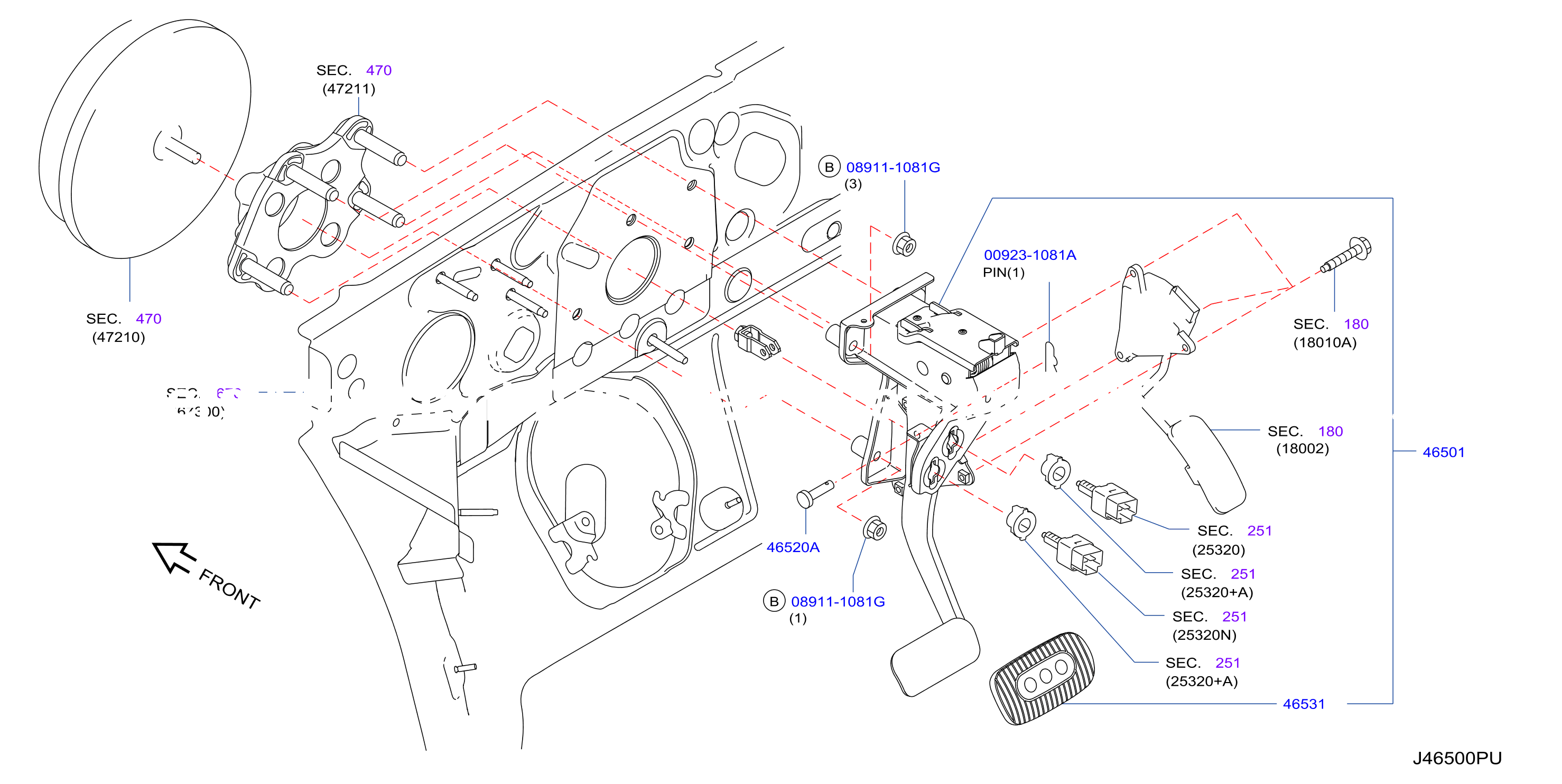 Brake Clutch Pedal
