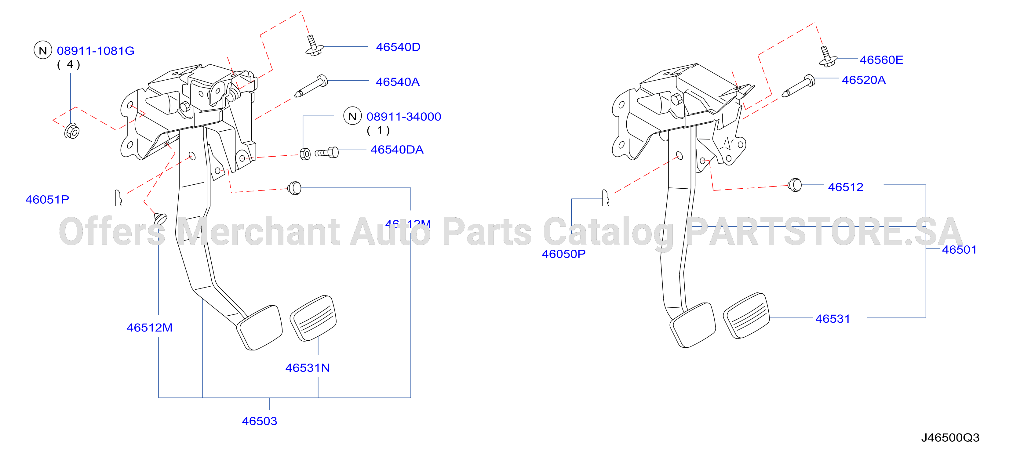 Brake Clutch Pedal
