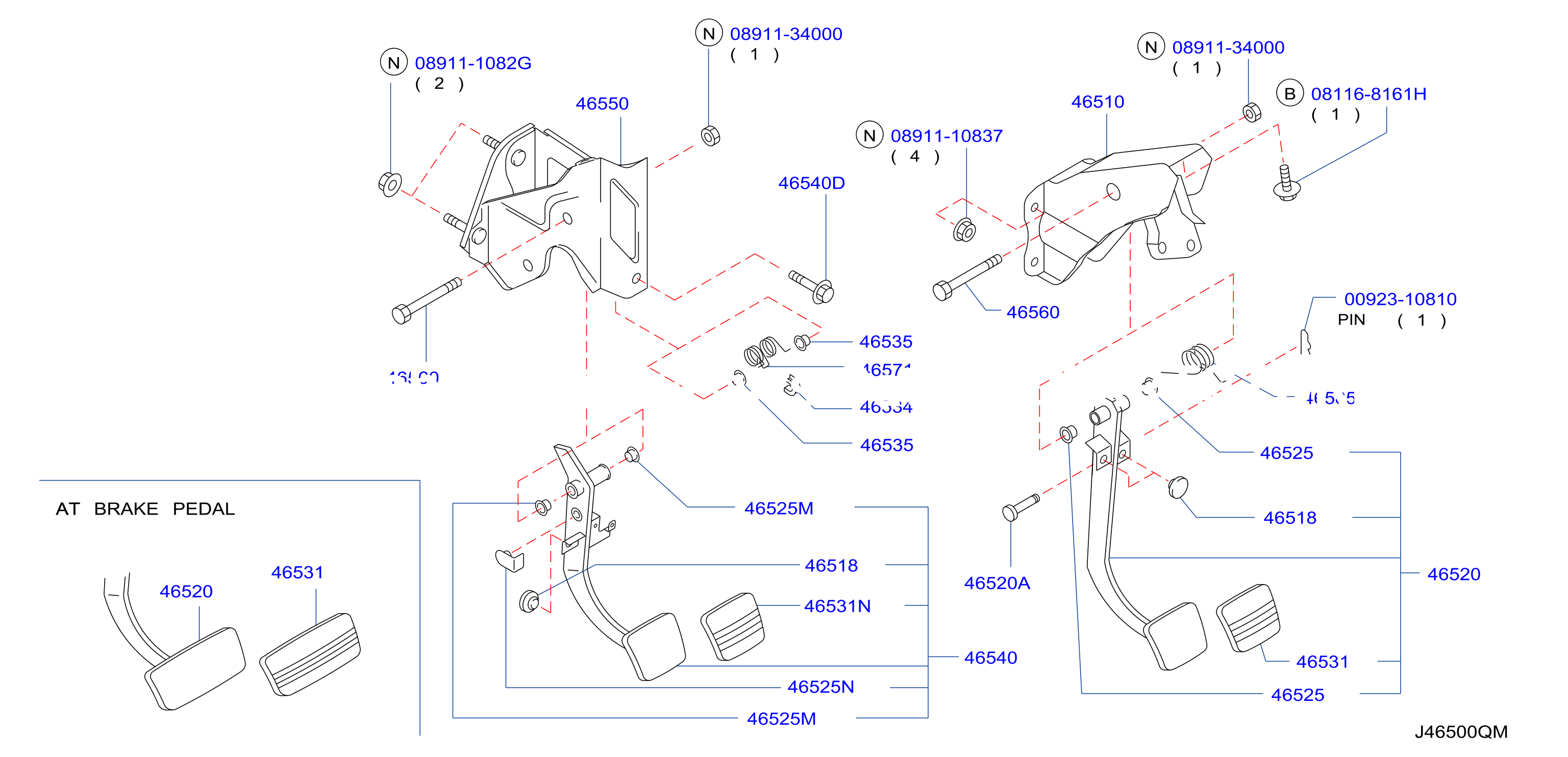 Brake Clutch Pedal