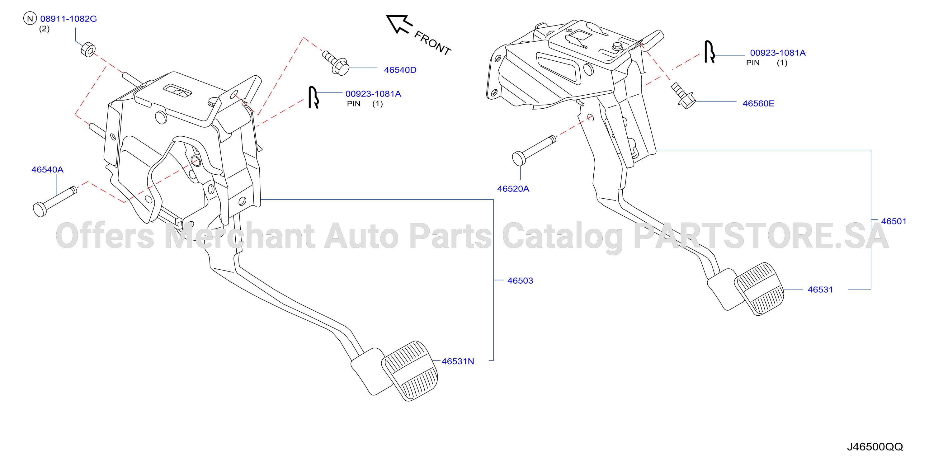Brake Clutch Pedal