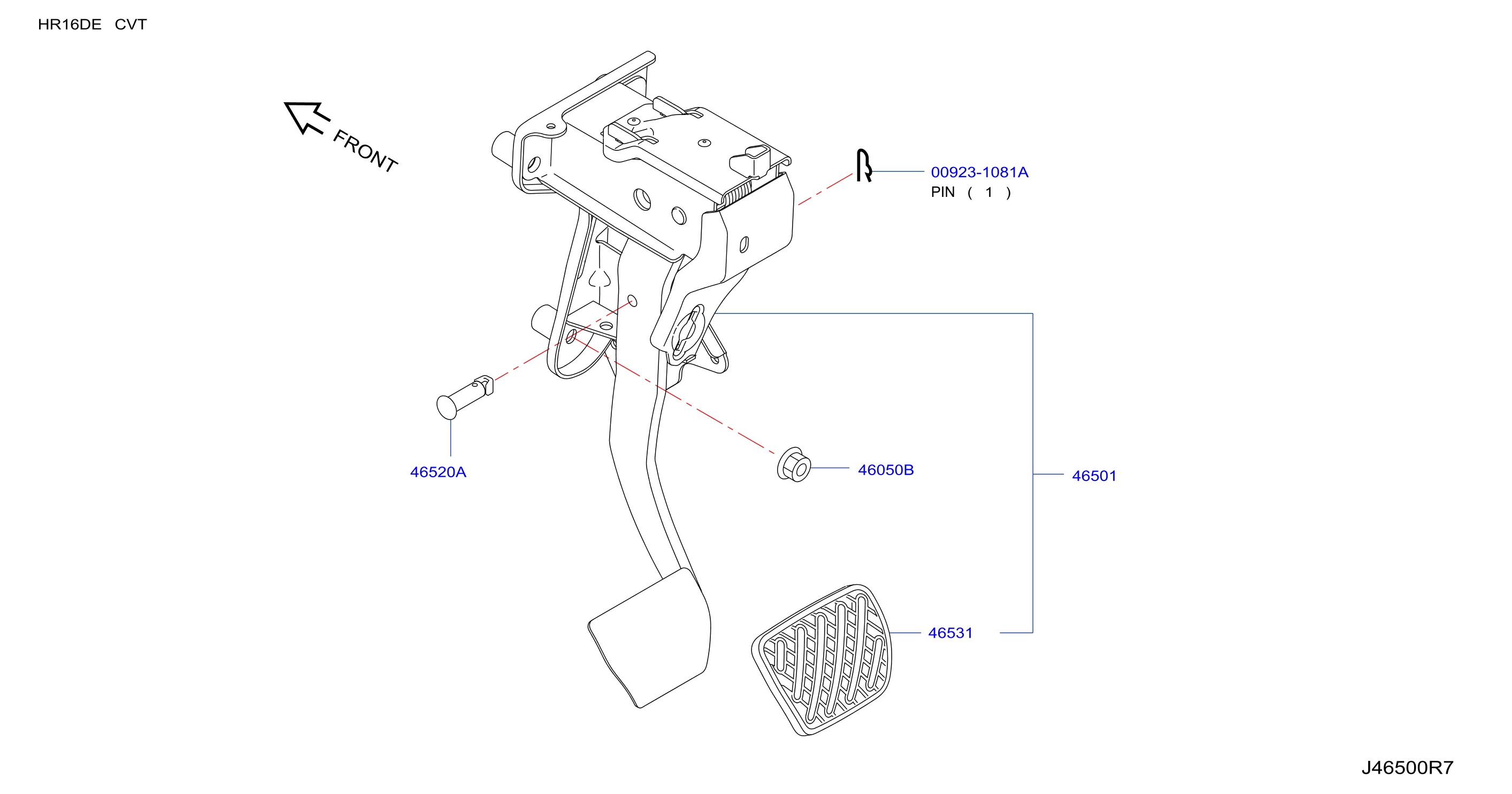 Brake Clutch Pedal