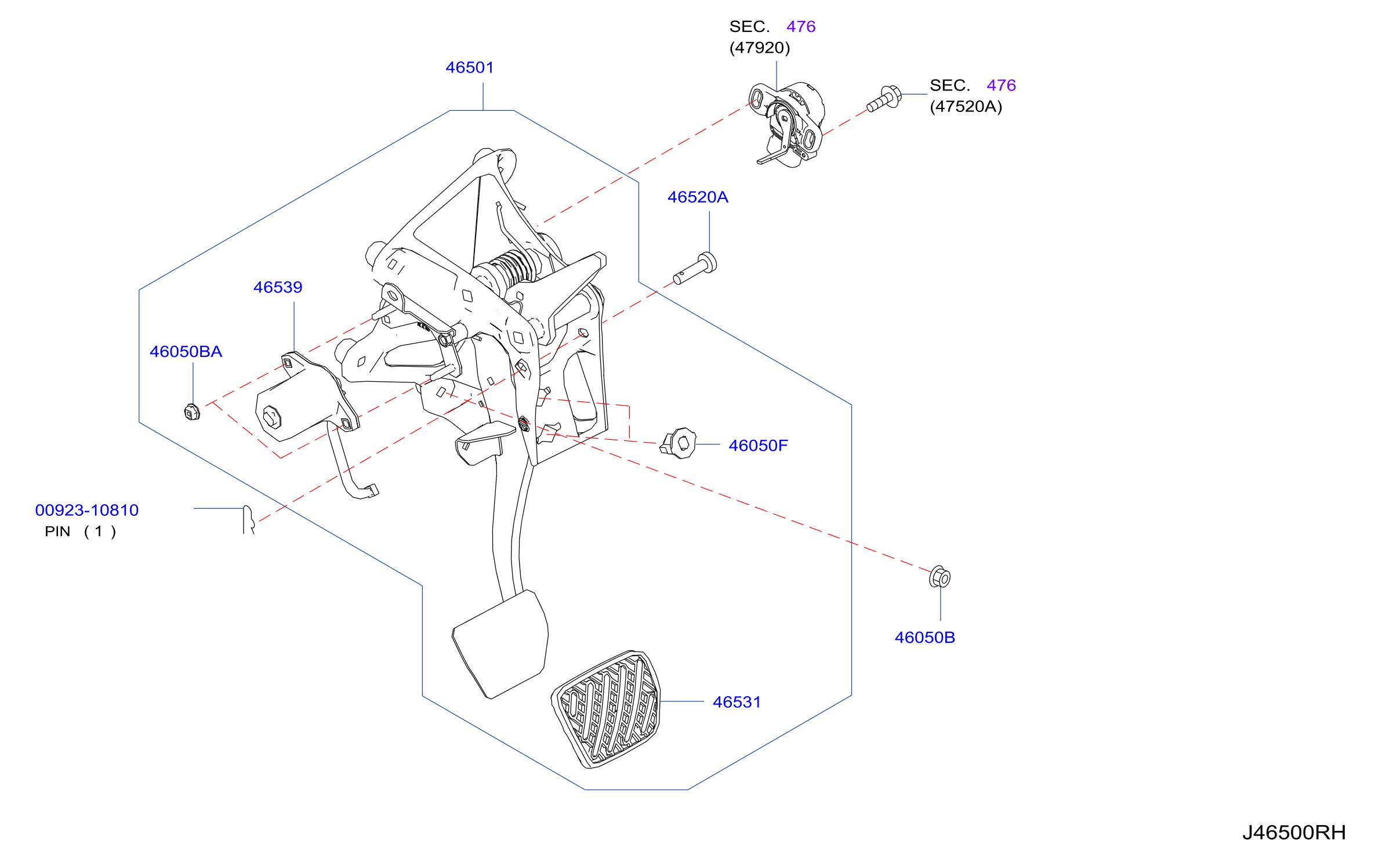 Brake Clutch Pedal