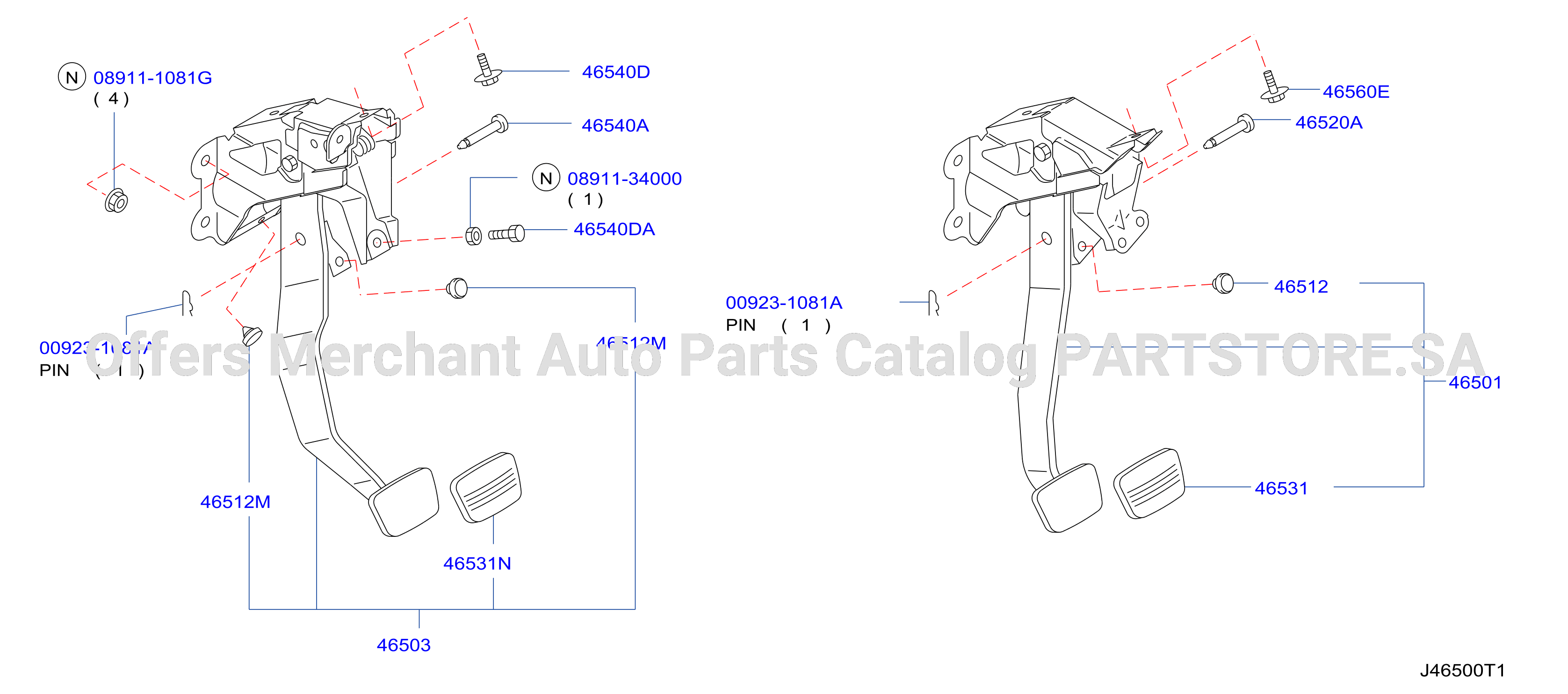 Brake Clutch Pedal