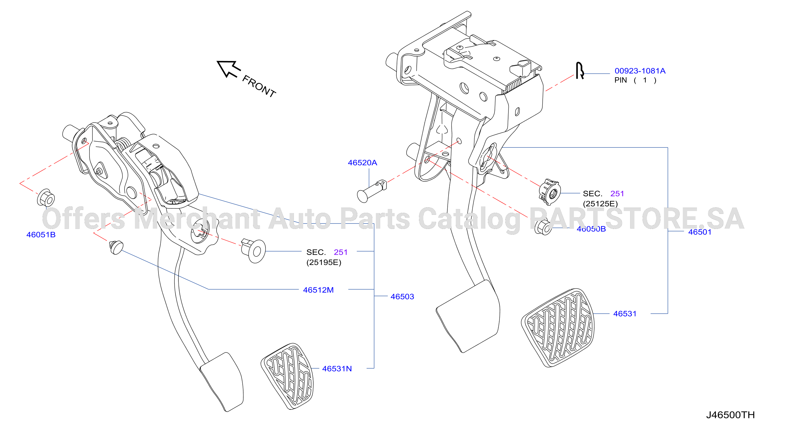 Brake Clutch Pedal 5Mt