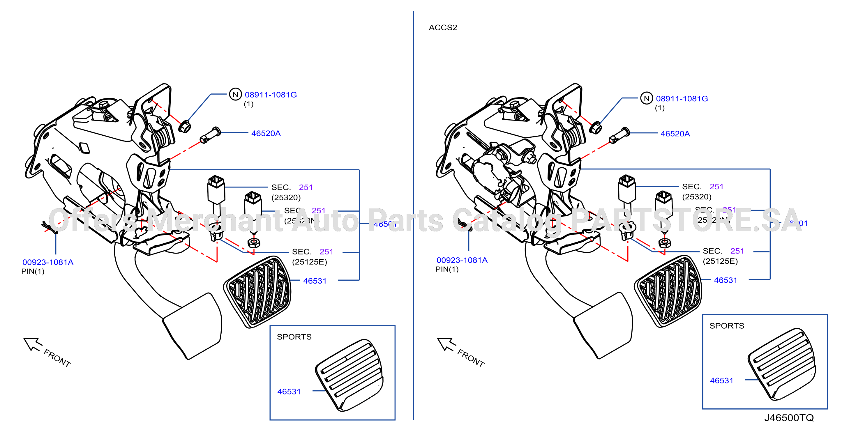 Brake Clutch Pedal