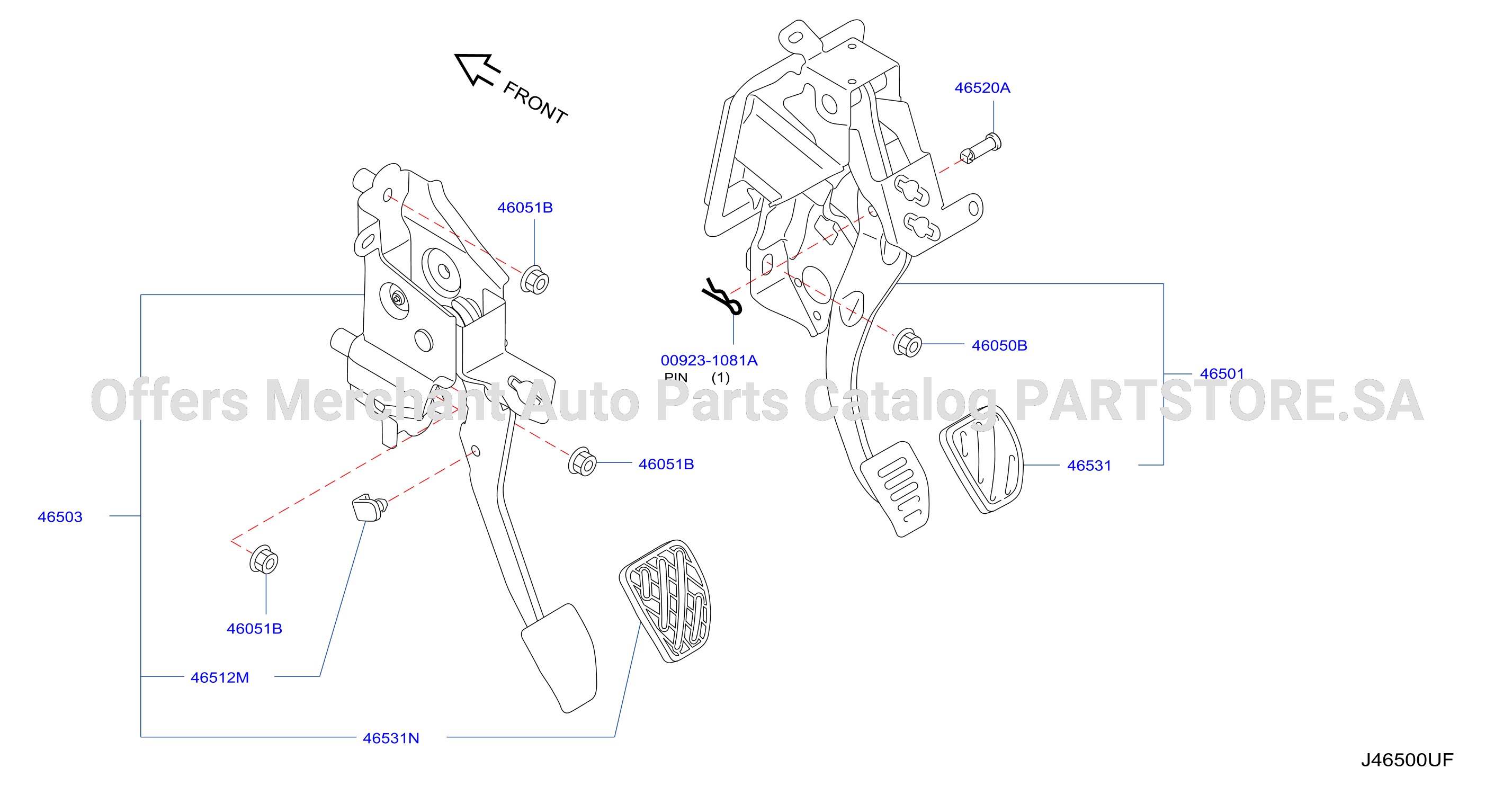 Brake Clutch Pedal