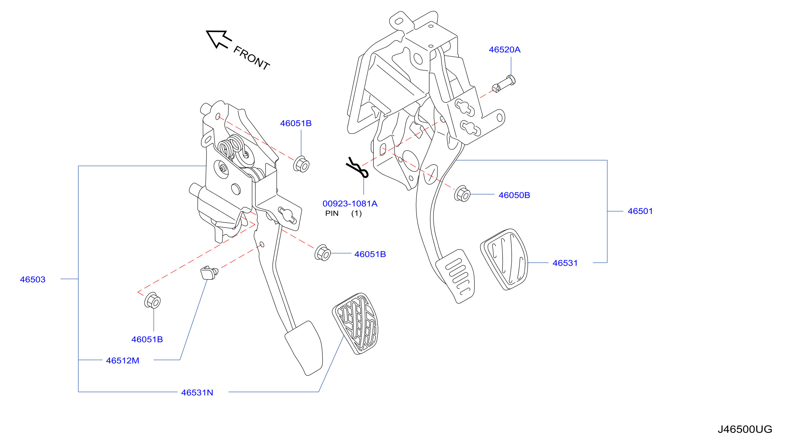 Brake Clutch Pedal