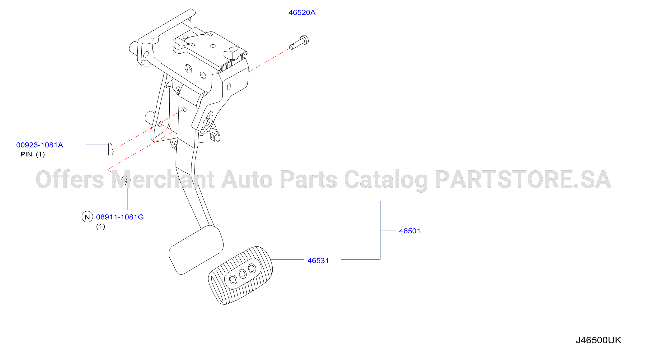 Brake Clutch Pedal