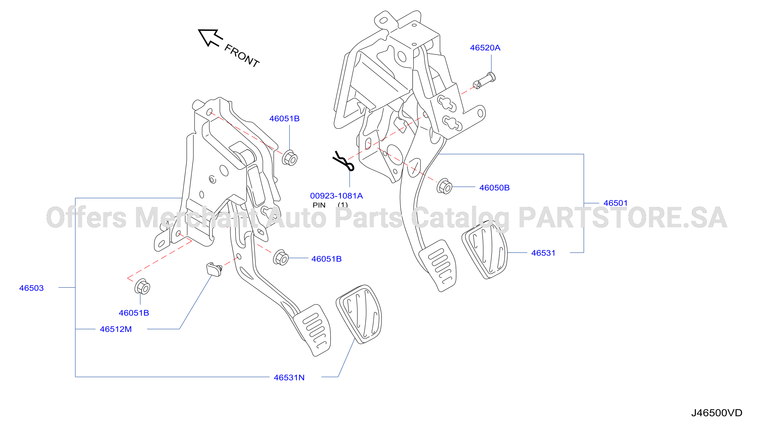 Brake Clutch Pedal