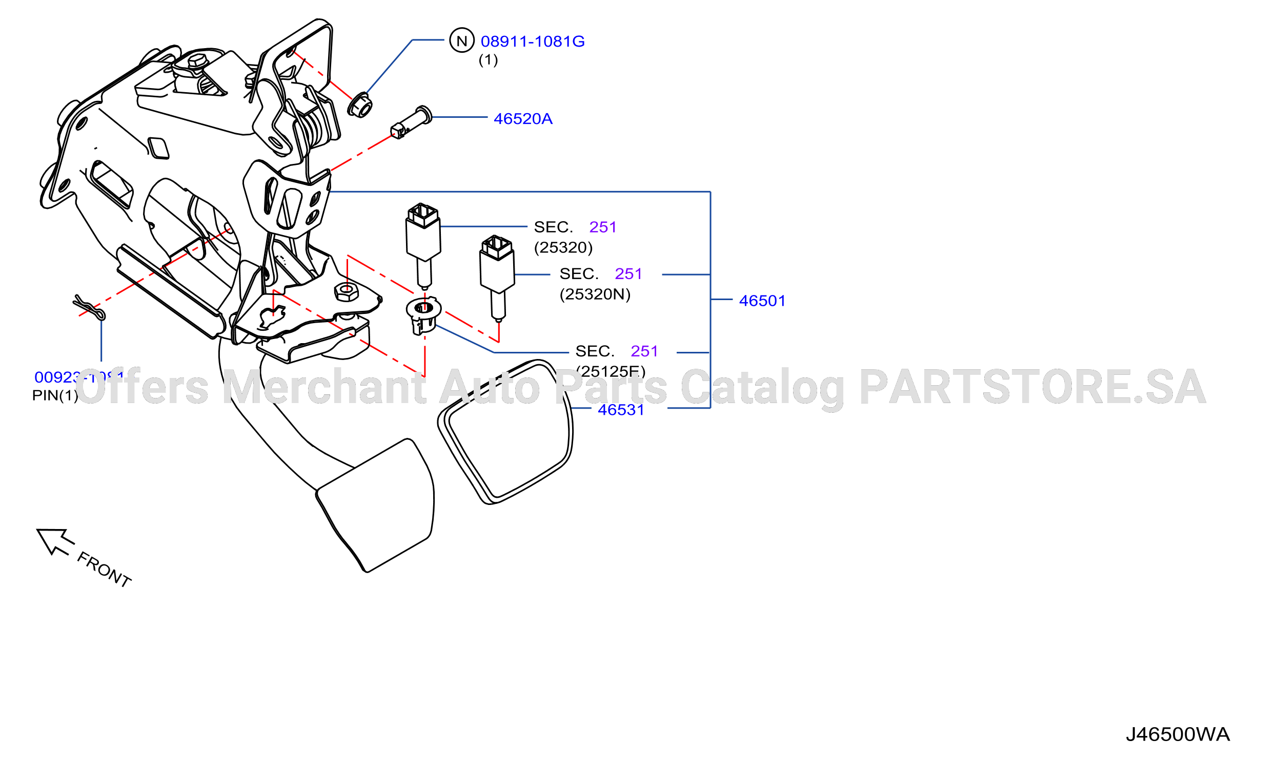 Brake Clutch Pedal