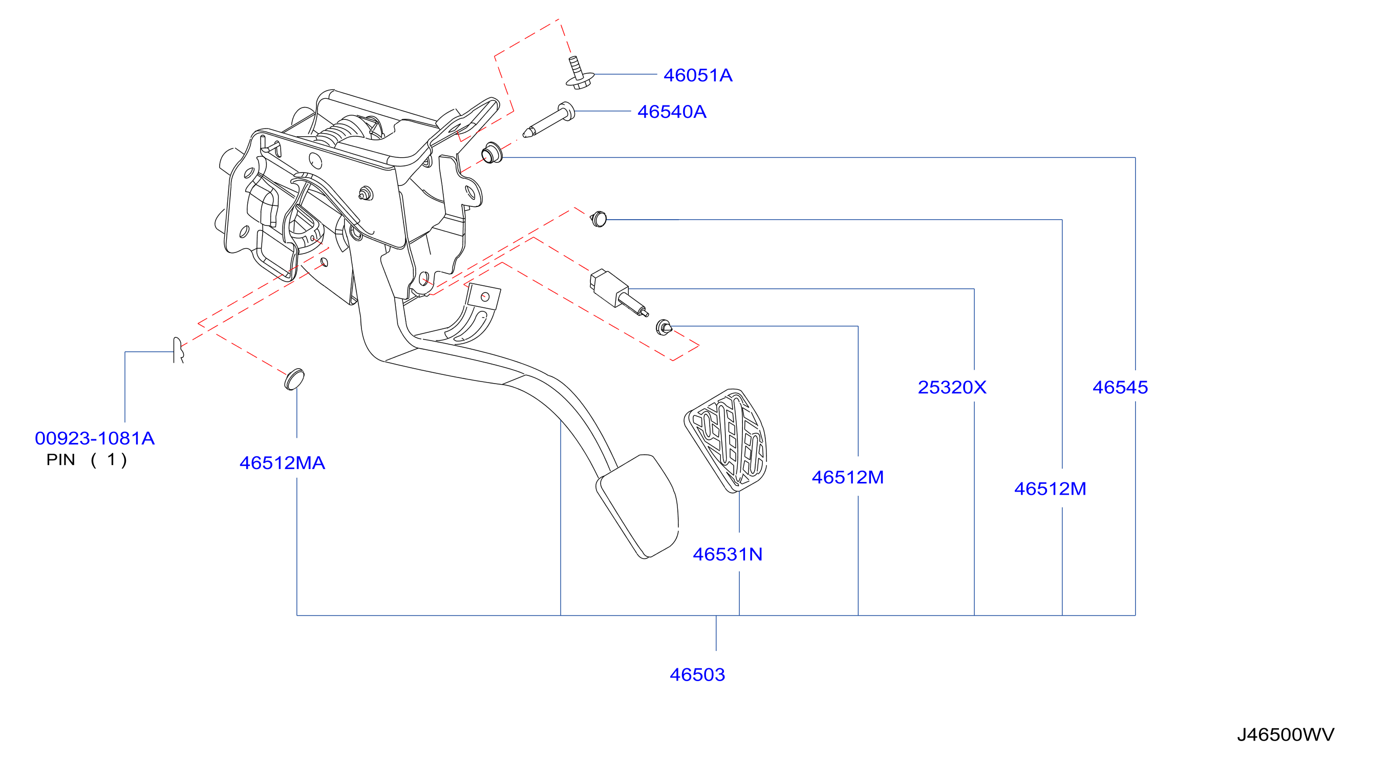 Brake Clutch Pedal Clutch Pedal