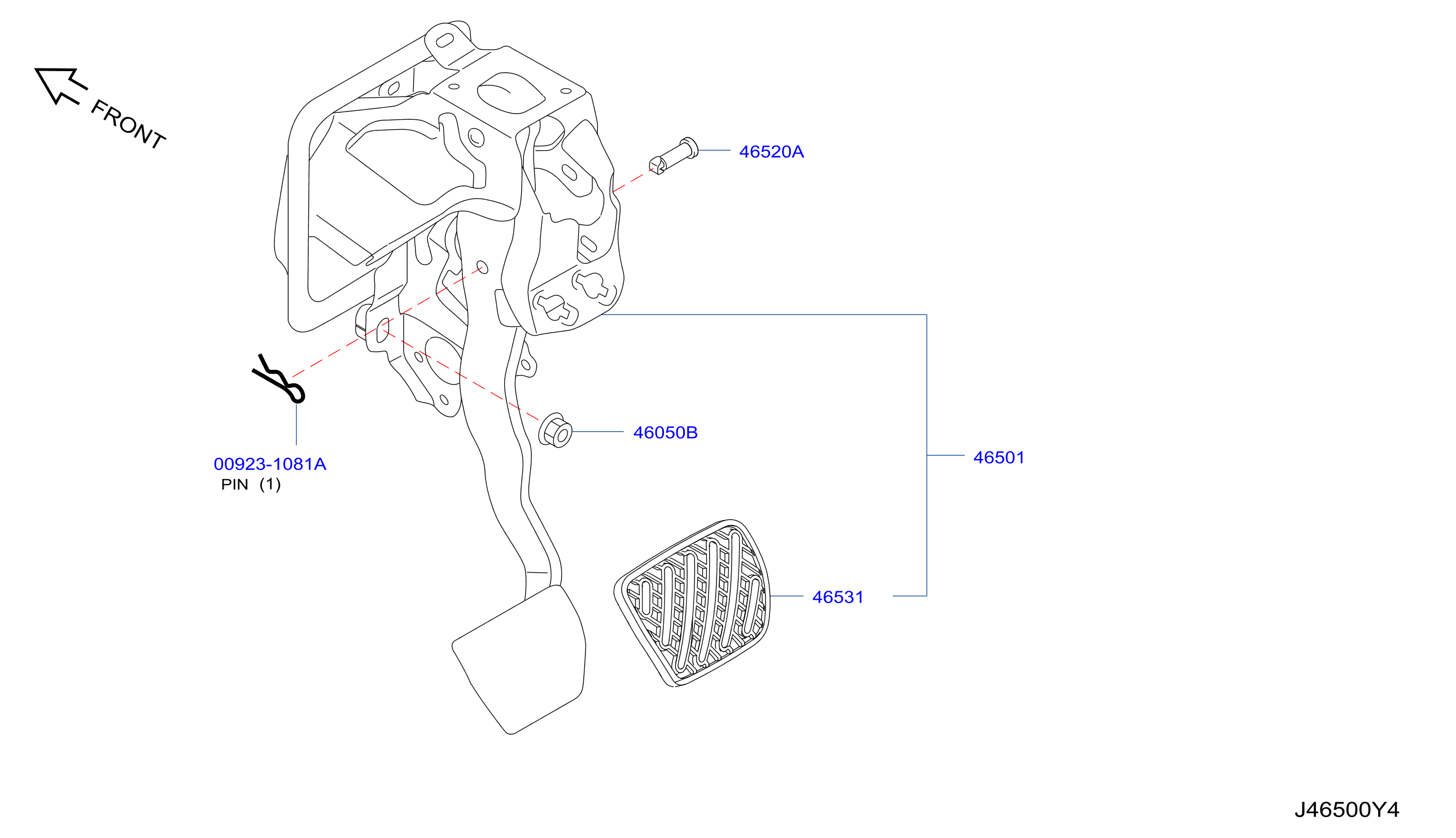 Brake Clutch Pedal