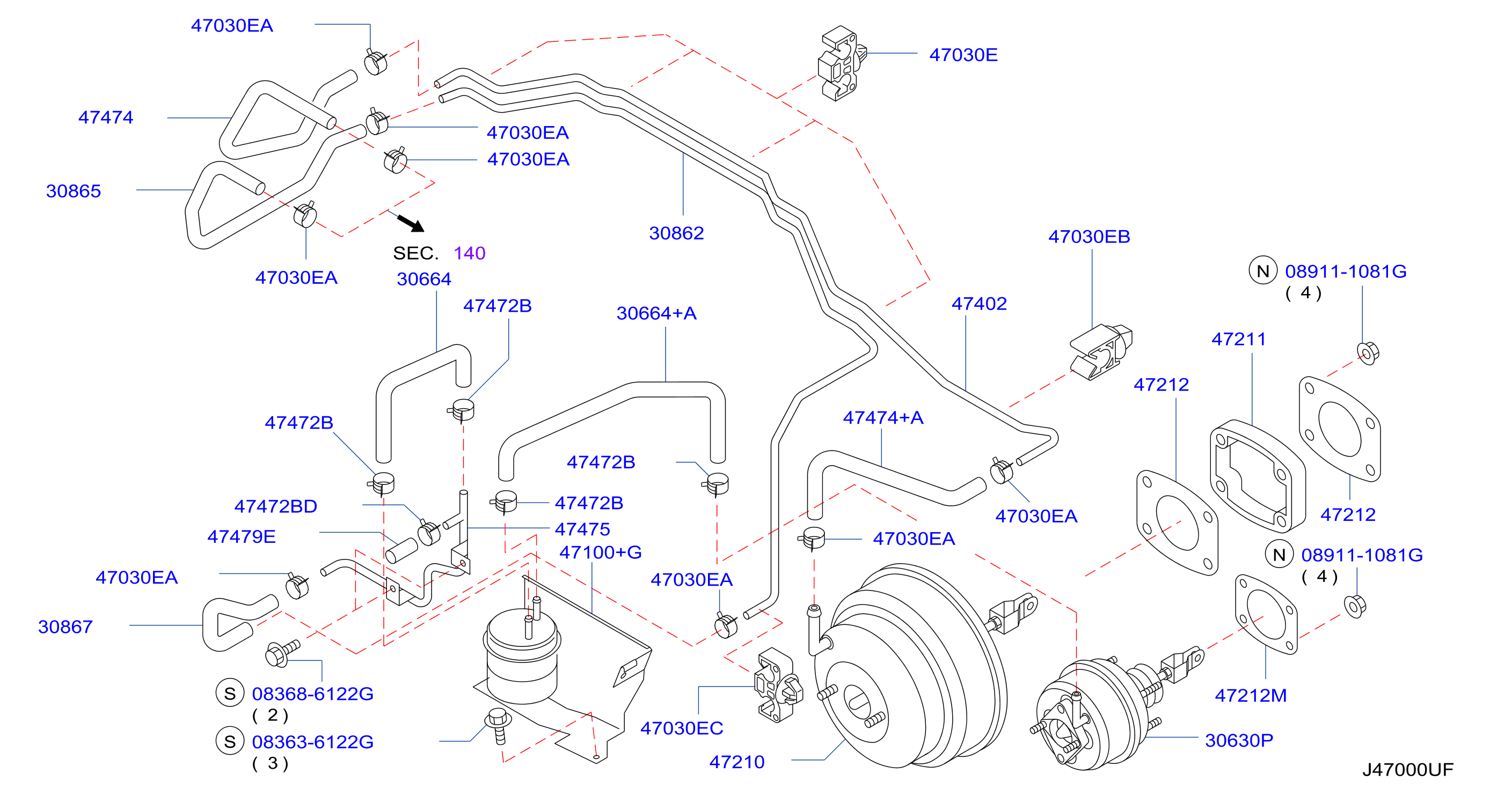 Brake Servo Servo Control Tb48De Mt With Out Diff Lock