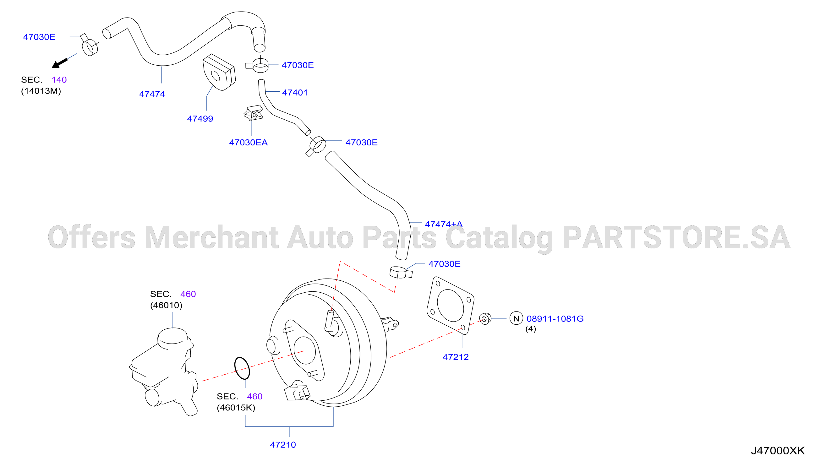 Brake Servo Servo Control Lhd Vq37Vhr