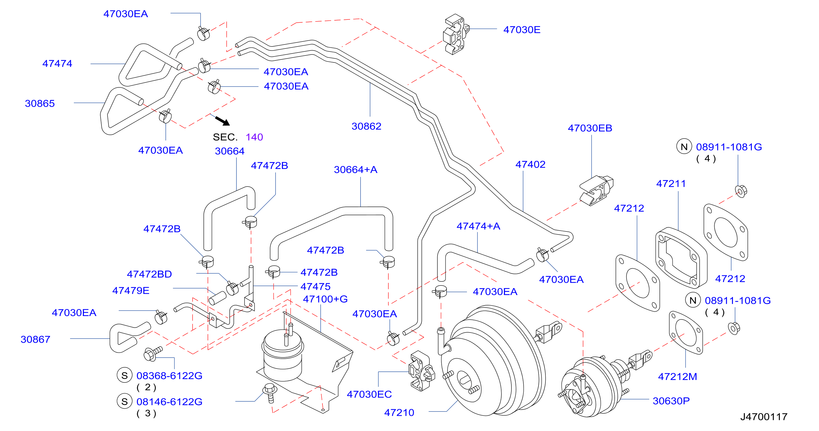 Brake Servo Servo Control Tb48De Mt With Out Diff Lock