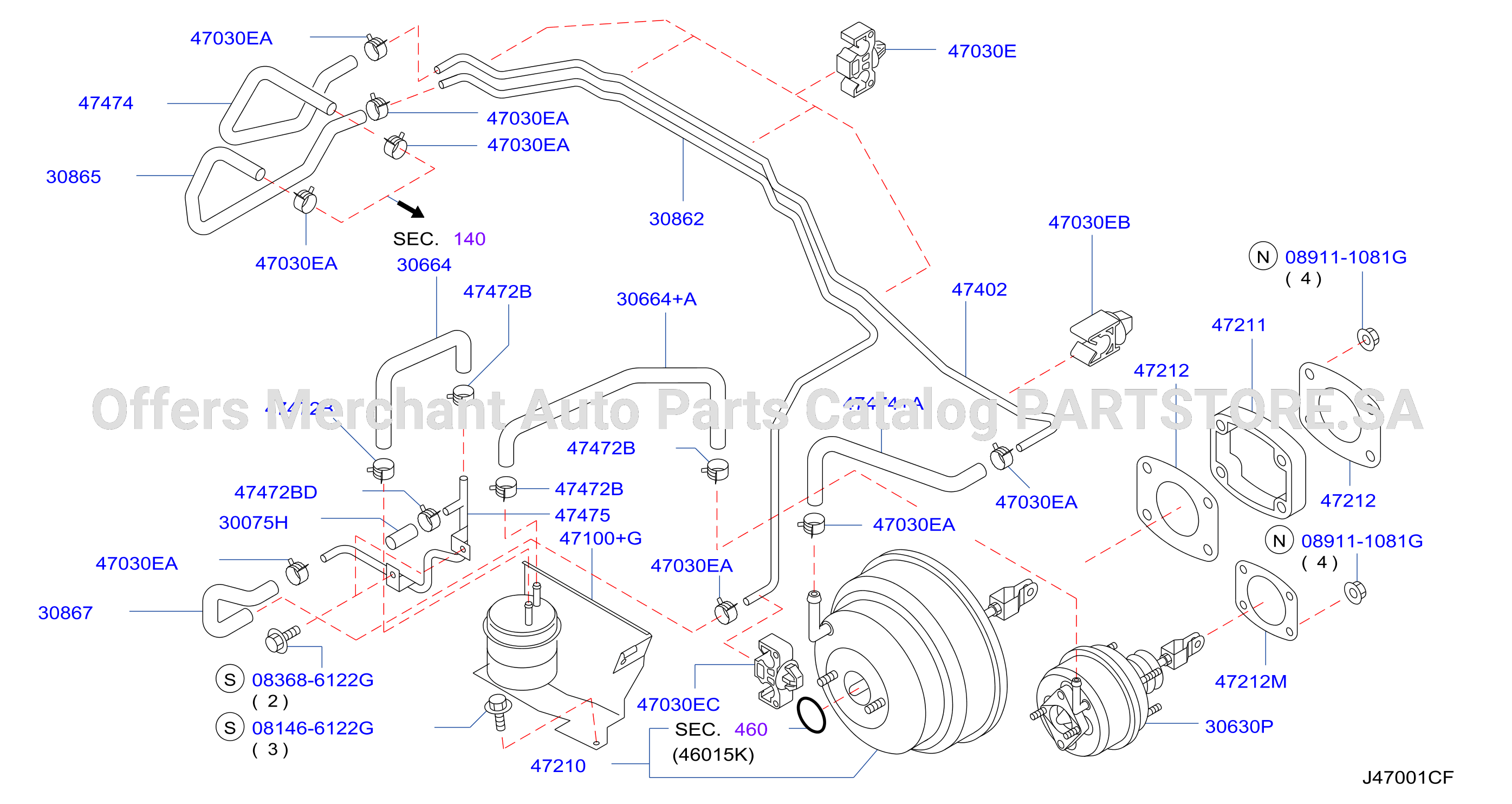 Brake Servo Servo Control M / T W / O Diff Lock